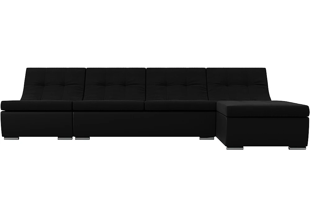 Модульный диван без подлокотников Монреаль Блэк