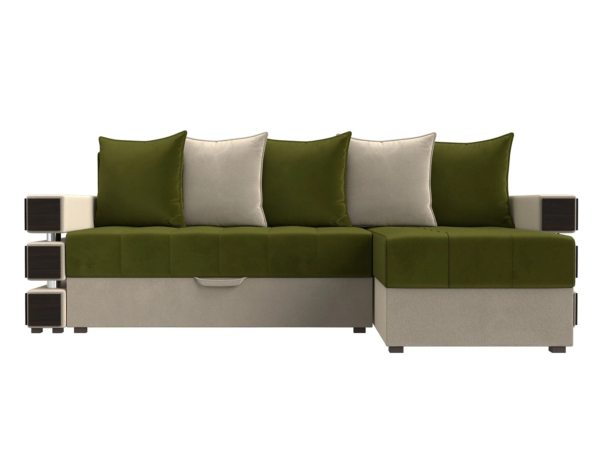 Угловой диван салатовый Венеция Дизайн 13