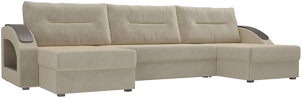 Модульный диван с подушками Форсайт Вельвет Лайт