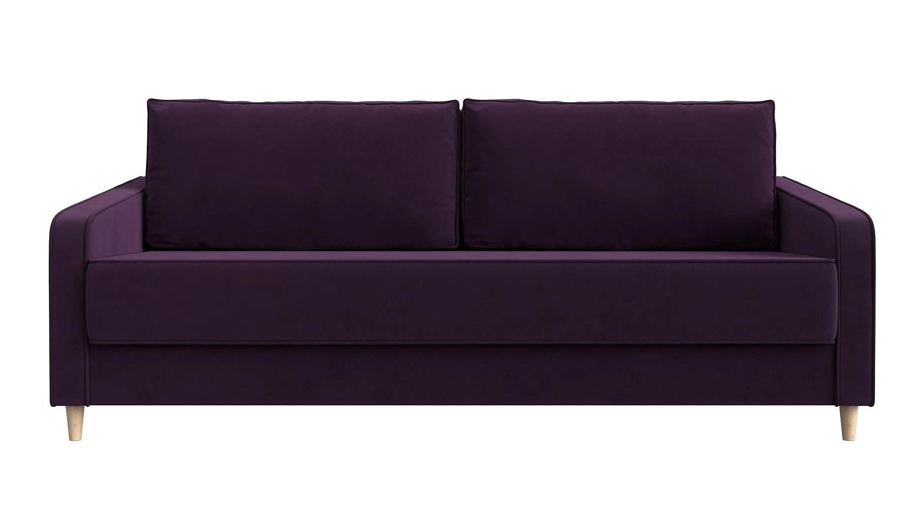 Фиолетовый диван Варшава Плюш Дизайн-13