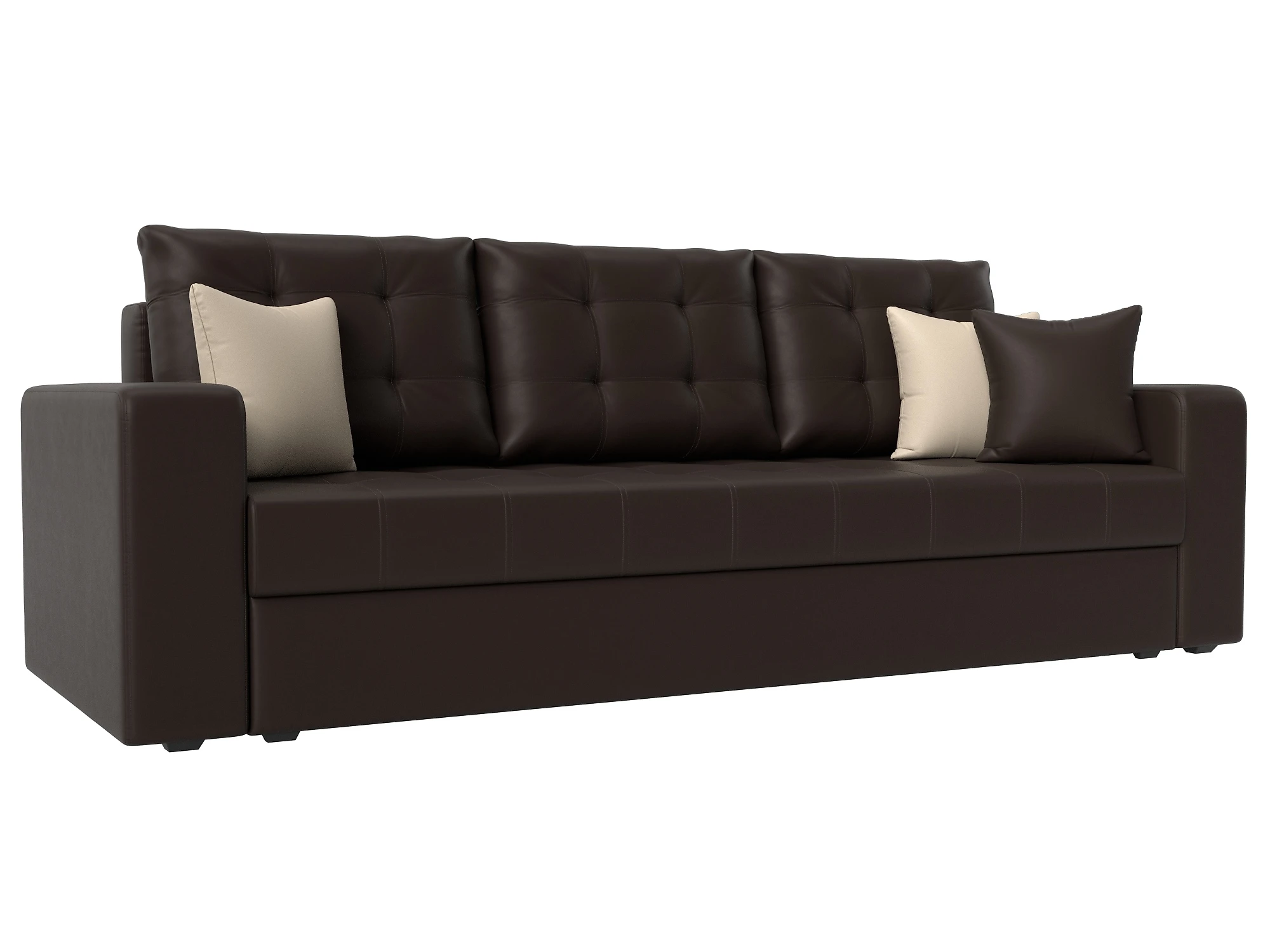 Коричневый диван еврокнижка Ливерпуль Дизайн 8
