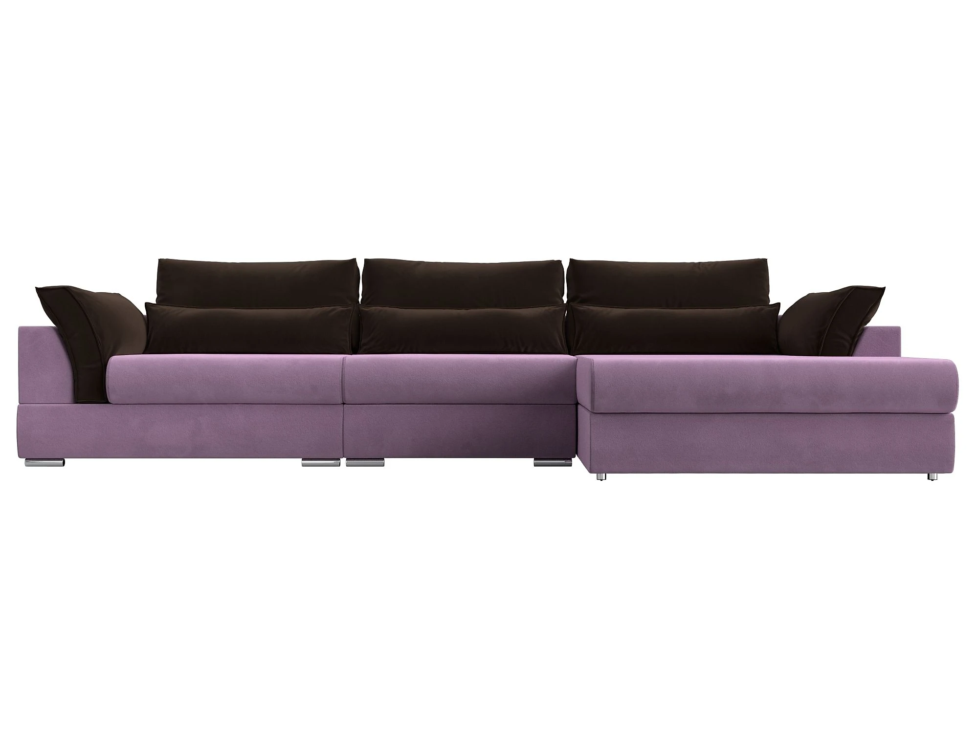 Угловой диван с правым углом Пекин Лонг Дизайн 22