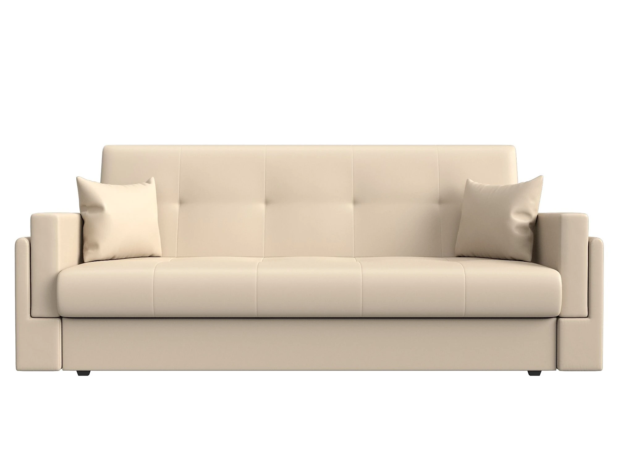 Бежевый диван-кровать Лига-015 Дизайн 36 книжка