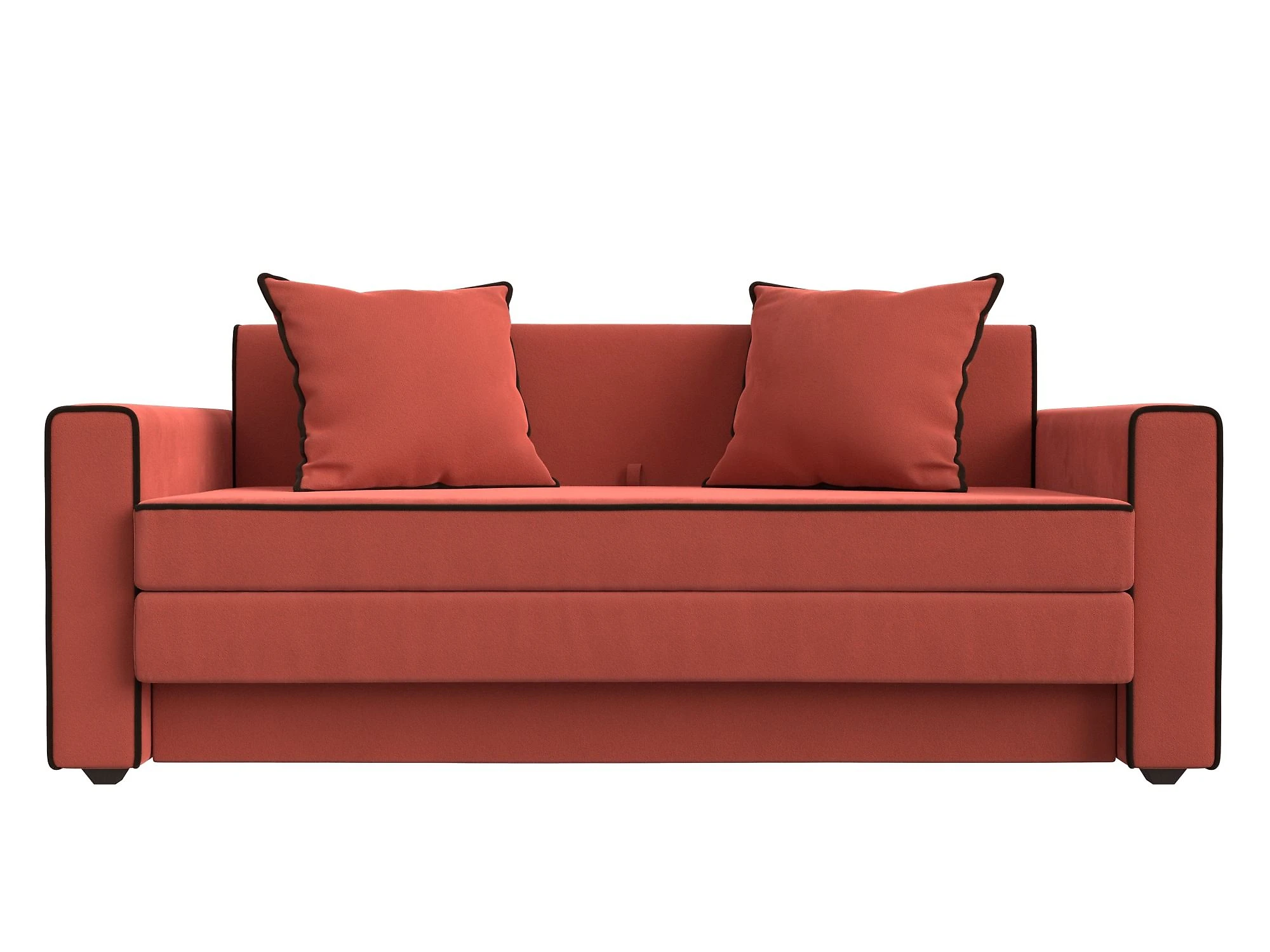 Красный диван аккордеон Лига-012 Дизайн 14