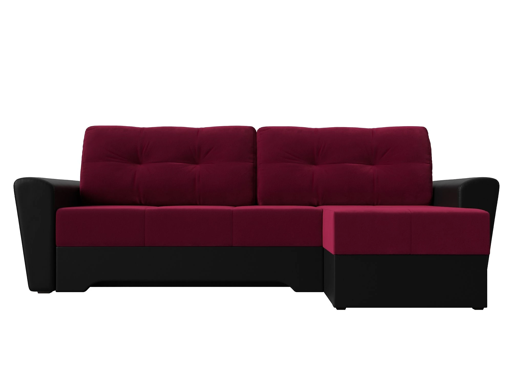 Угловой диван из комбинированного материала Амстердам Дизайн 37