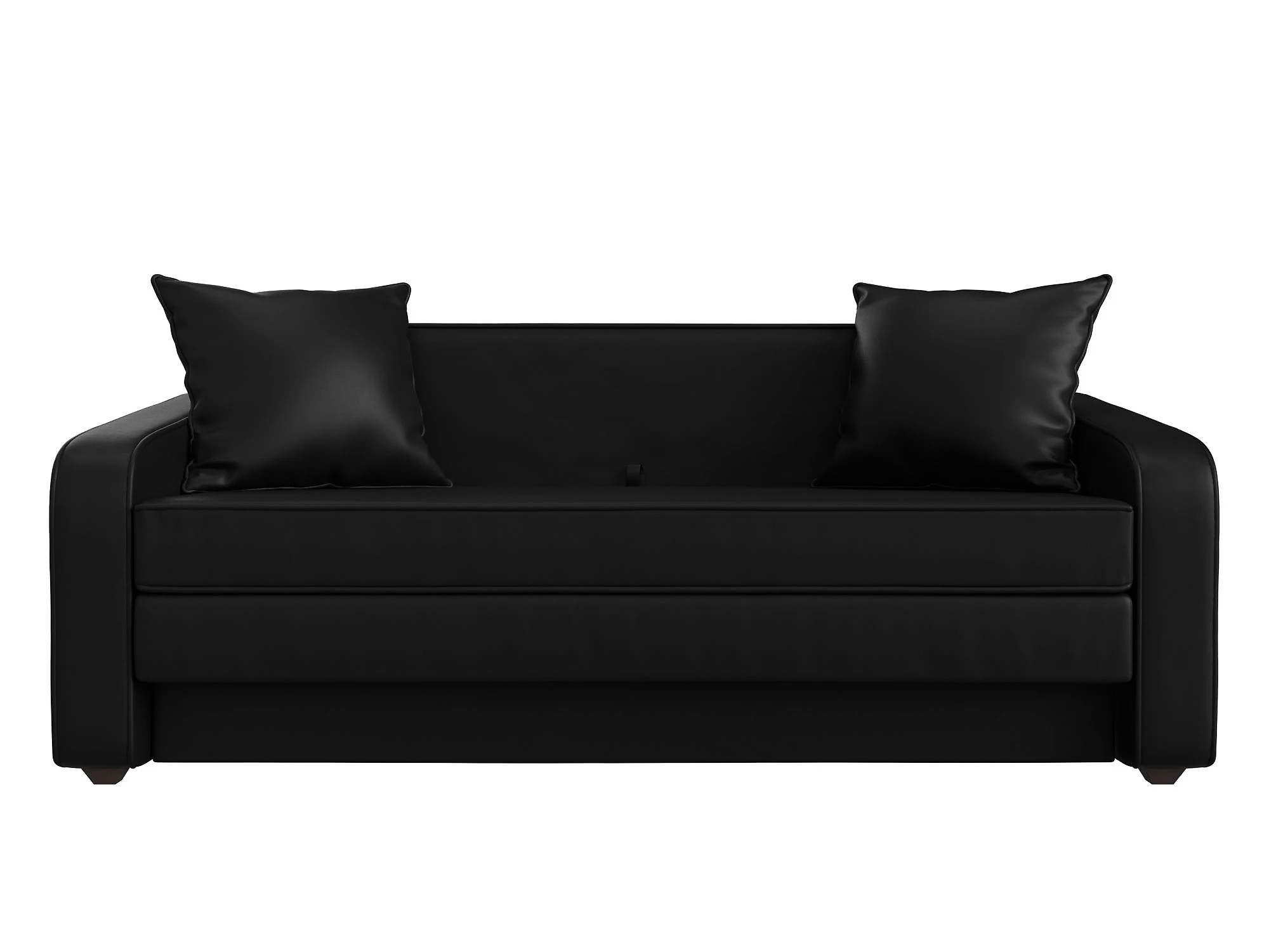 Прямой кожаный диван Лига-013 Дизайн 14