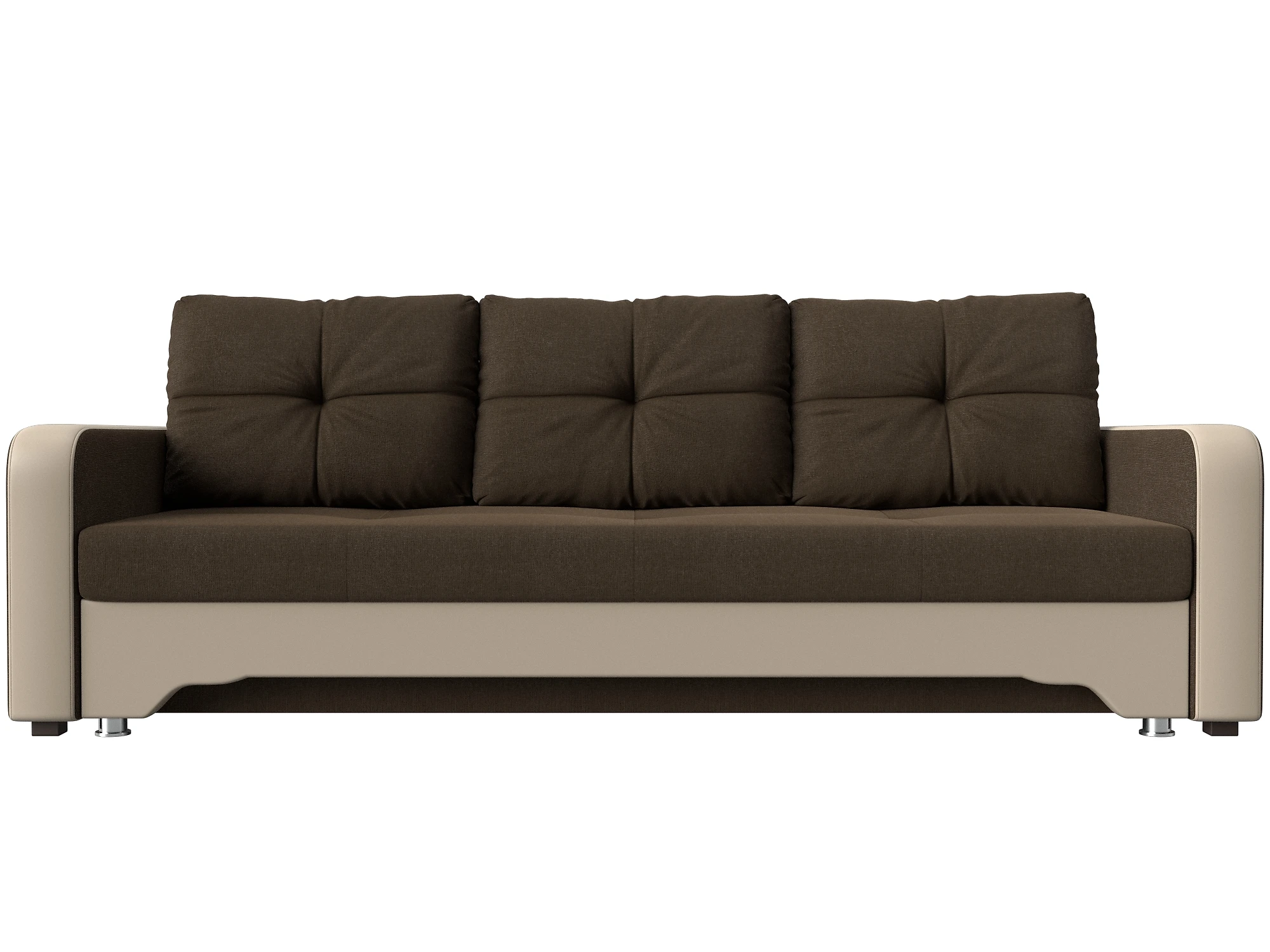 Прямой кожаный диван Ник-3 Кантри Дизайн 8