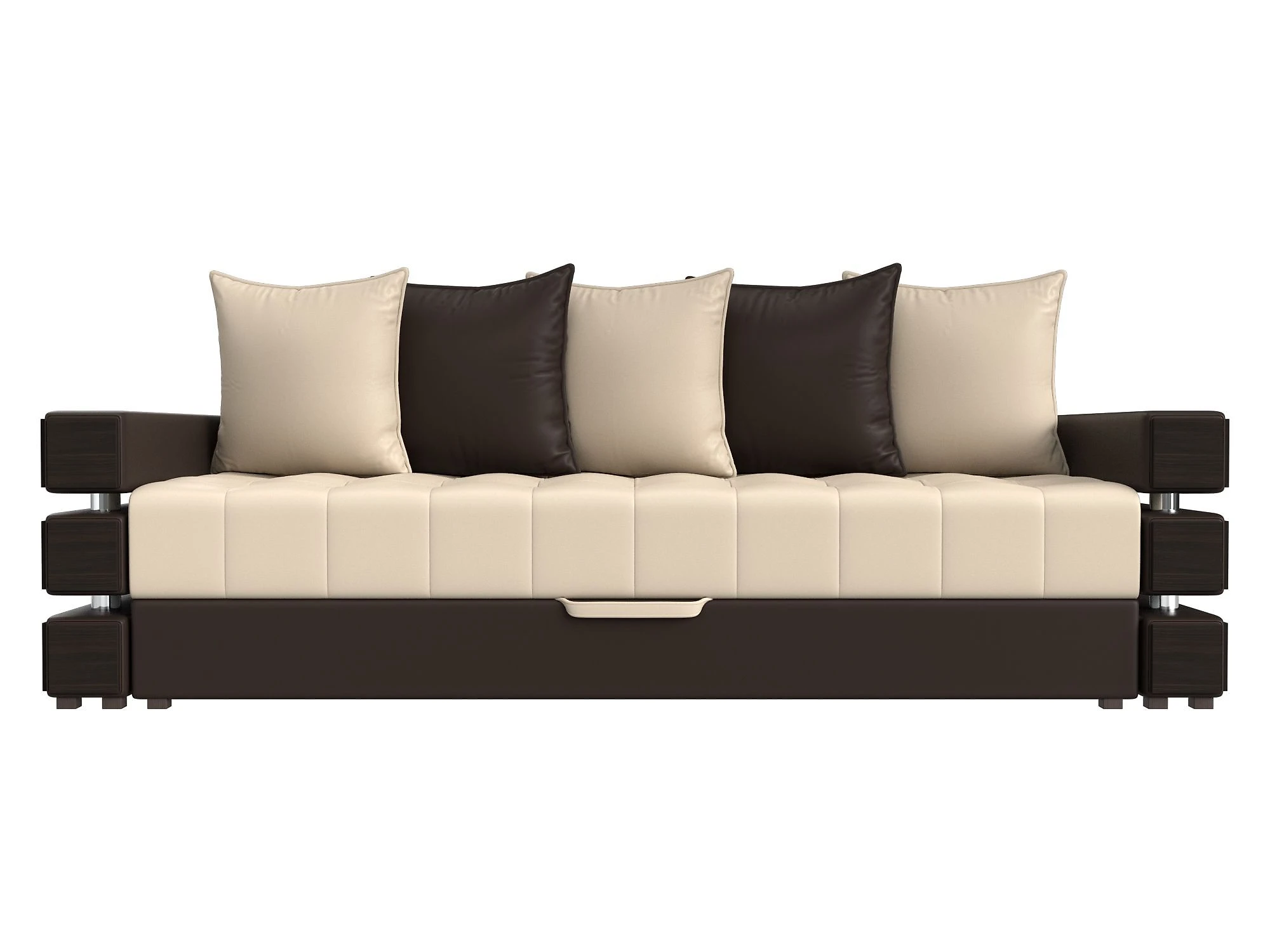 Прямой кожаный диван Венеция Дизайн 28