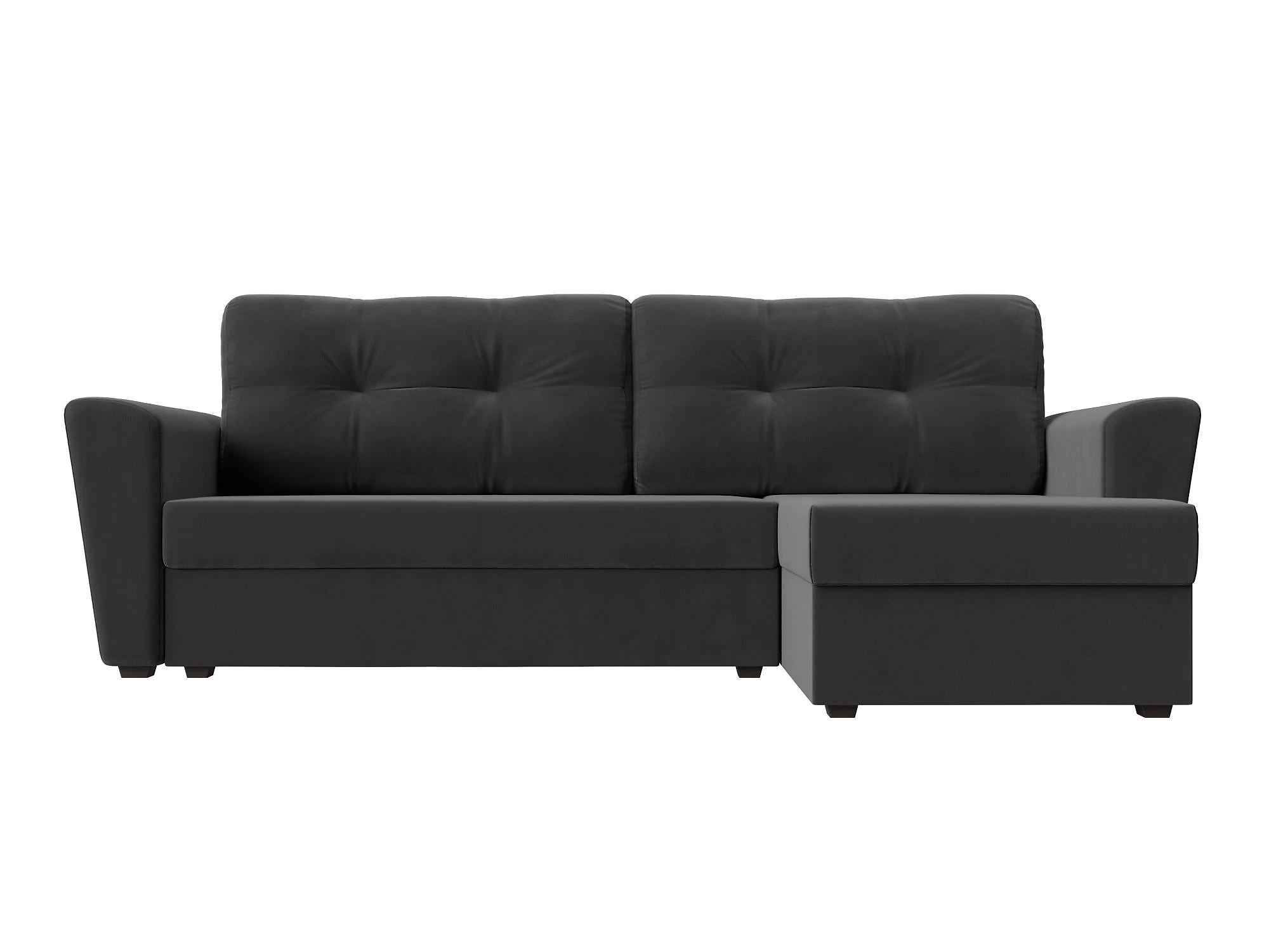 Угловой диван эконом класса Амстердам Лайт Плюш Дизайн 6
