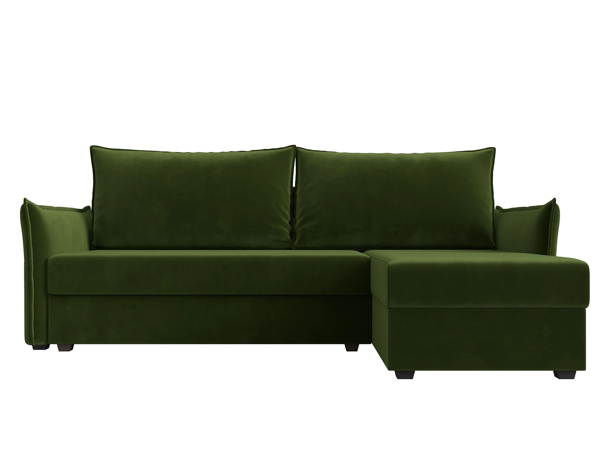 Угловой диван салатовый Лига-004 Дизайн 4