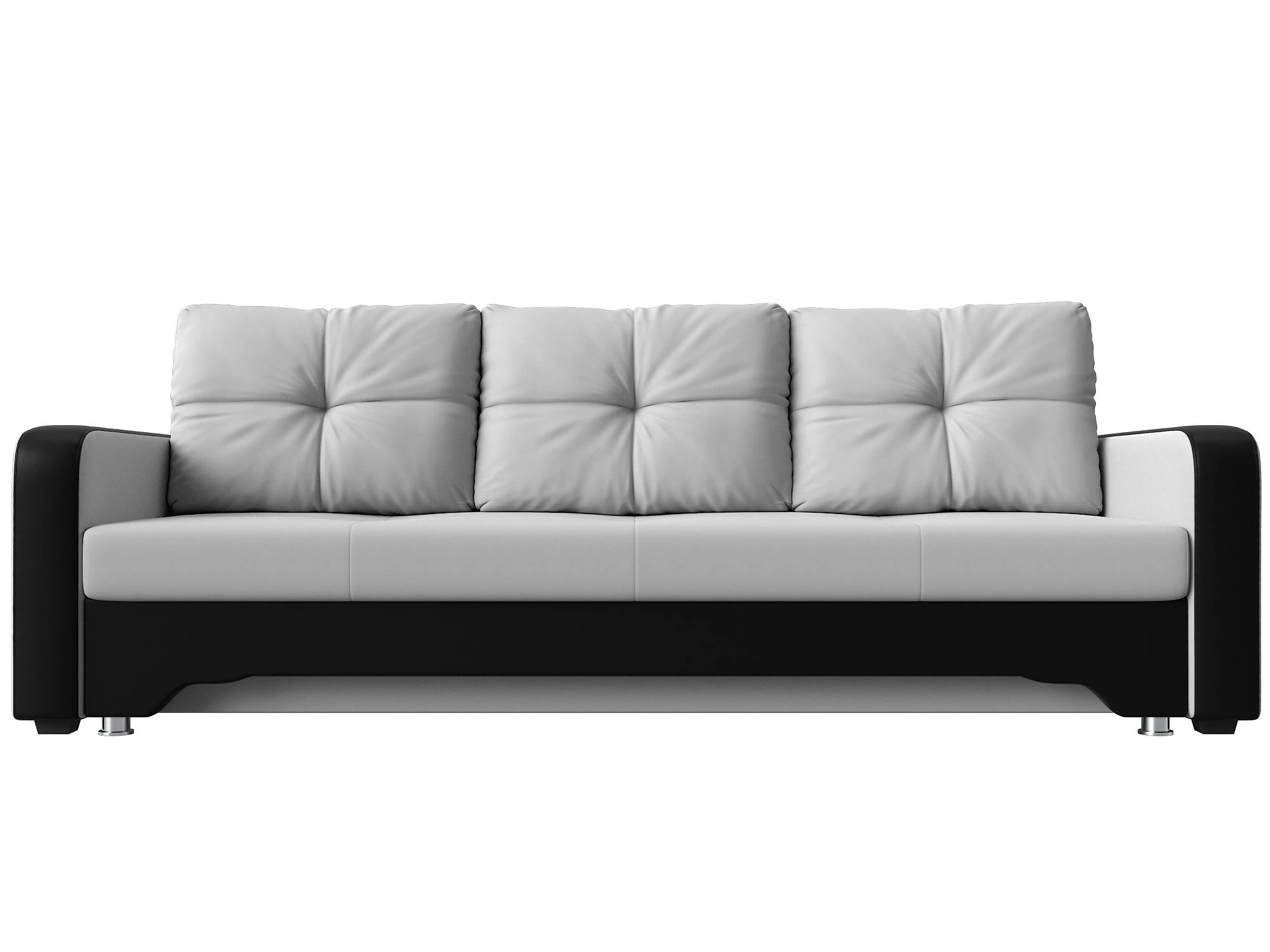 Прямой кожаный диван Ник-3 Дизайн 36