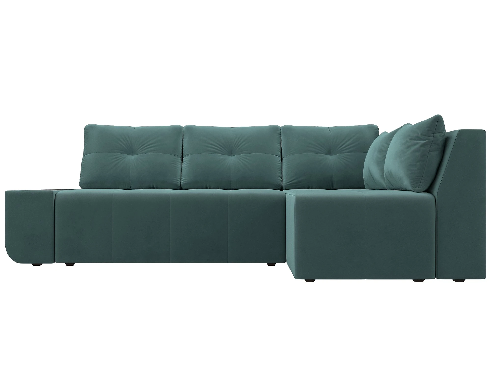 Угловой диван с подушками Амадэус Плюш Дизайн 1