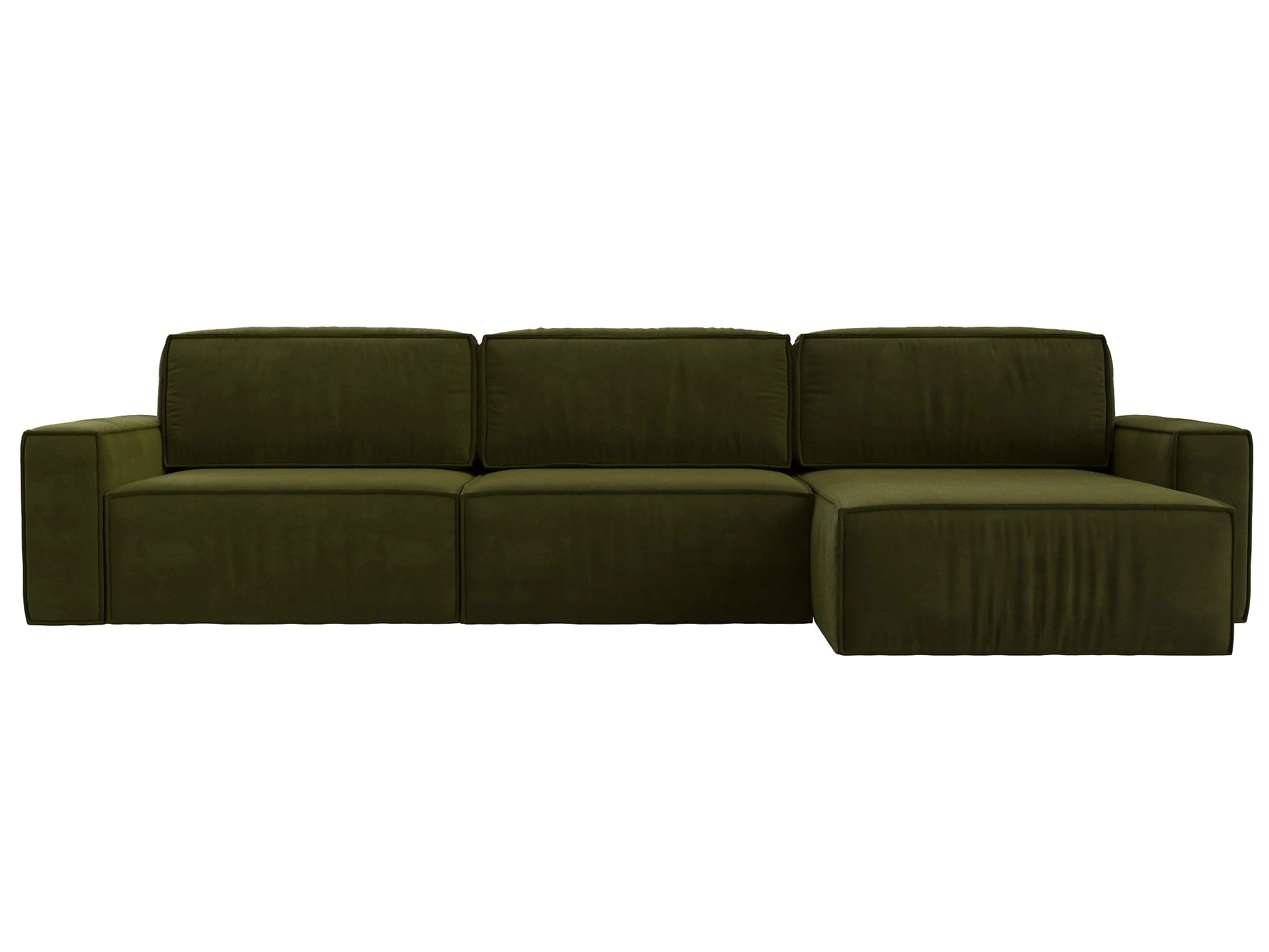 Угловой диван с левым углом Прага Классик лонг Дизайн 4
