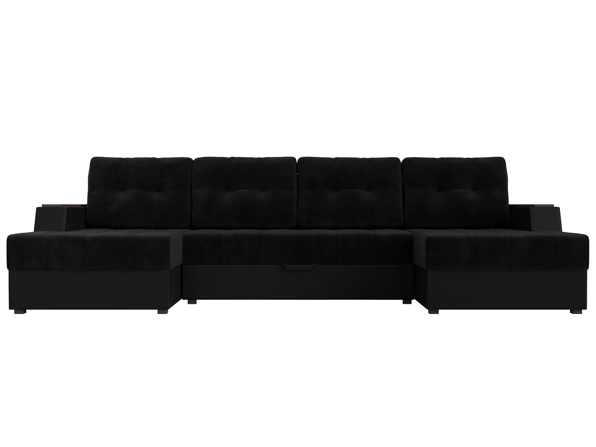 Угловой диван с канапе Эмир-П Плюш Дизайн 24