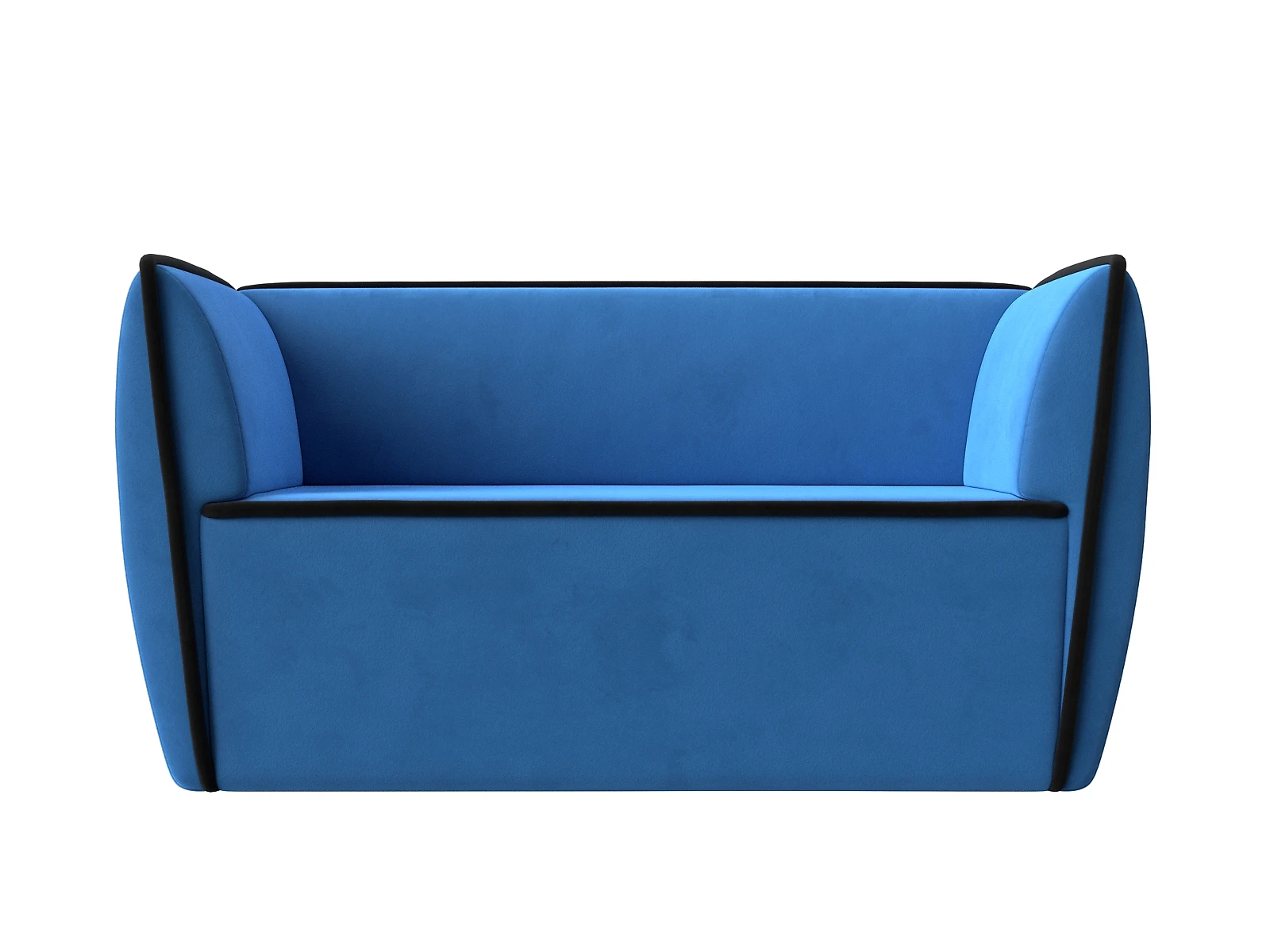 Прямой диван 140 см Бергамо-2 Плюш Дизайн 6