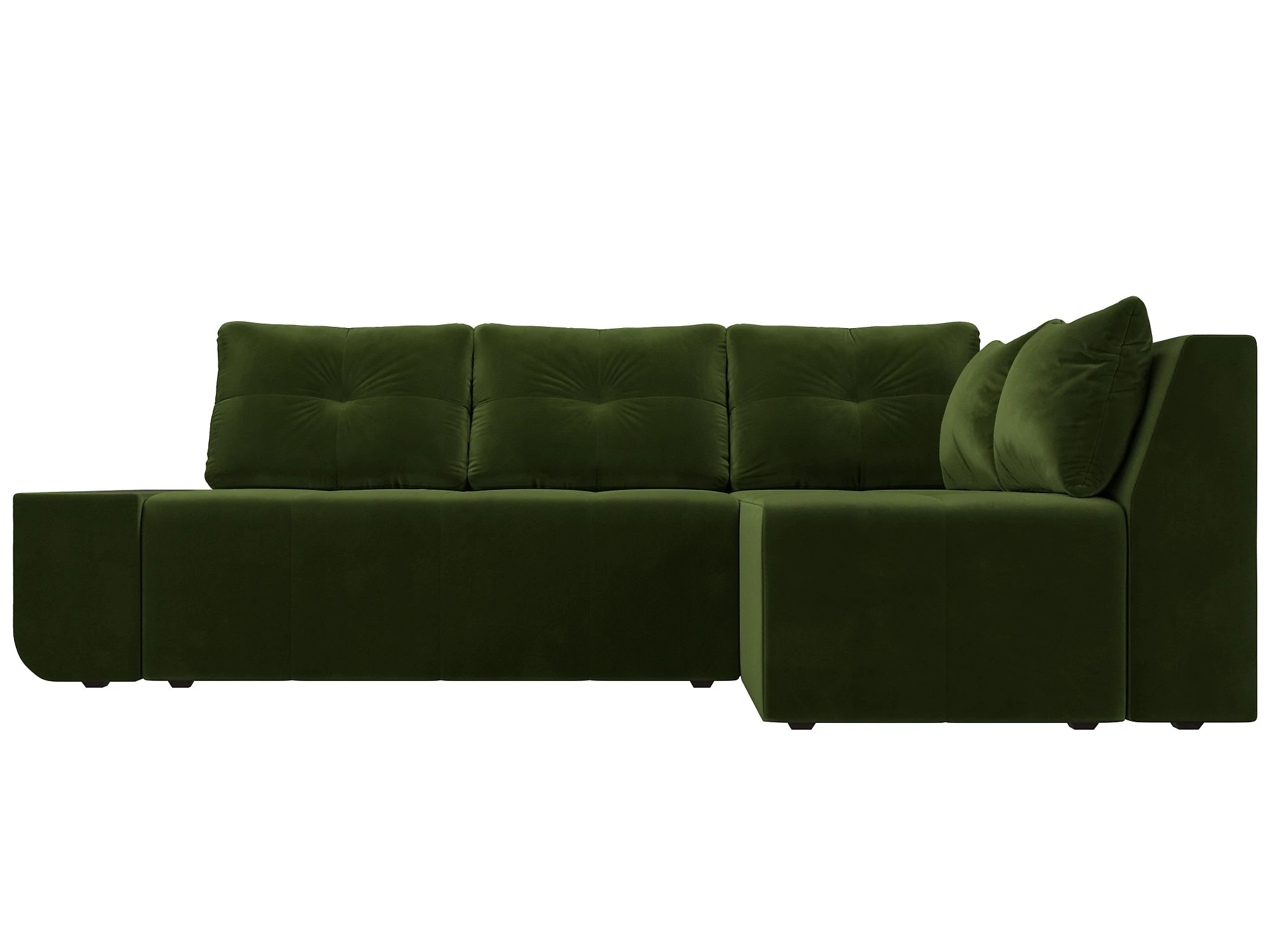 Угловой диван изумрудный Амадэус Дизайн 4