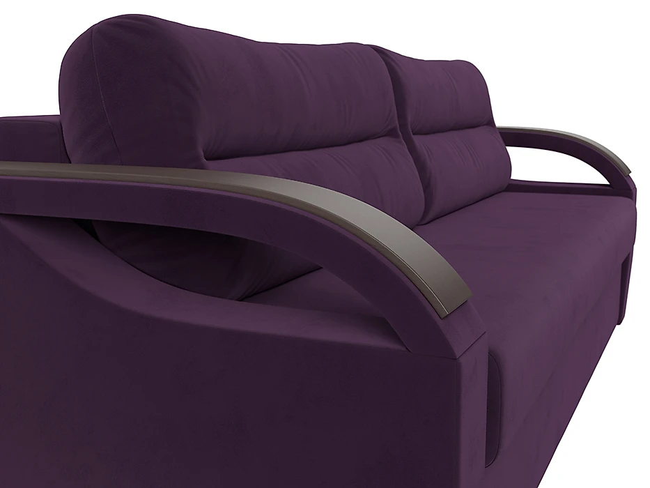 Двухместный диван еврокнижка Форсайт Плюш Фиолет