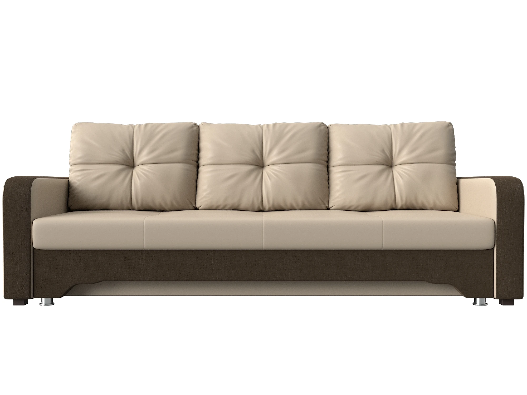 Прямой кожаный диван Ник-3 Дизайн 31