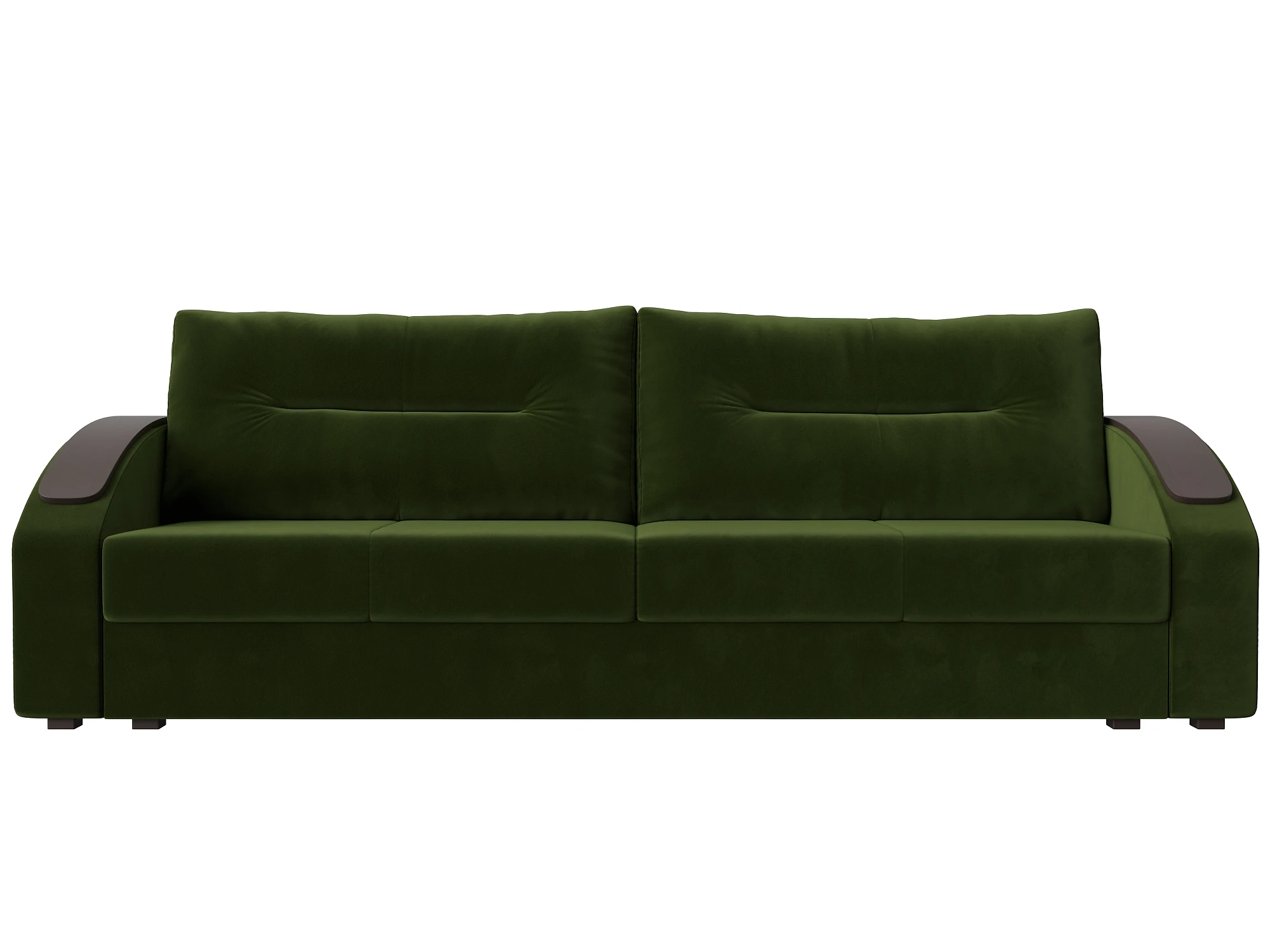 диван зеленого цвета Канзас Плюш Грин