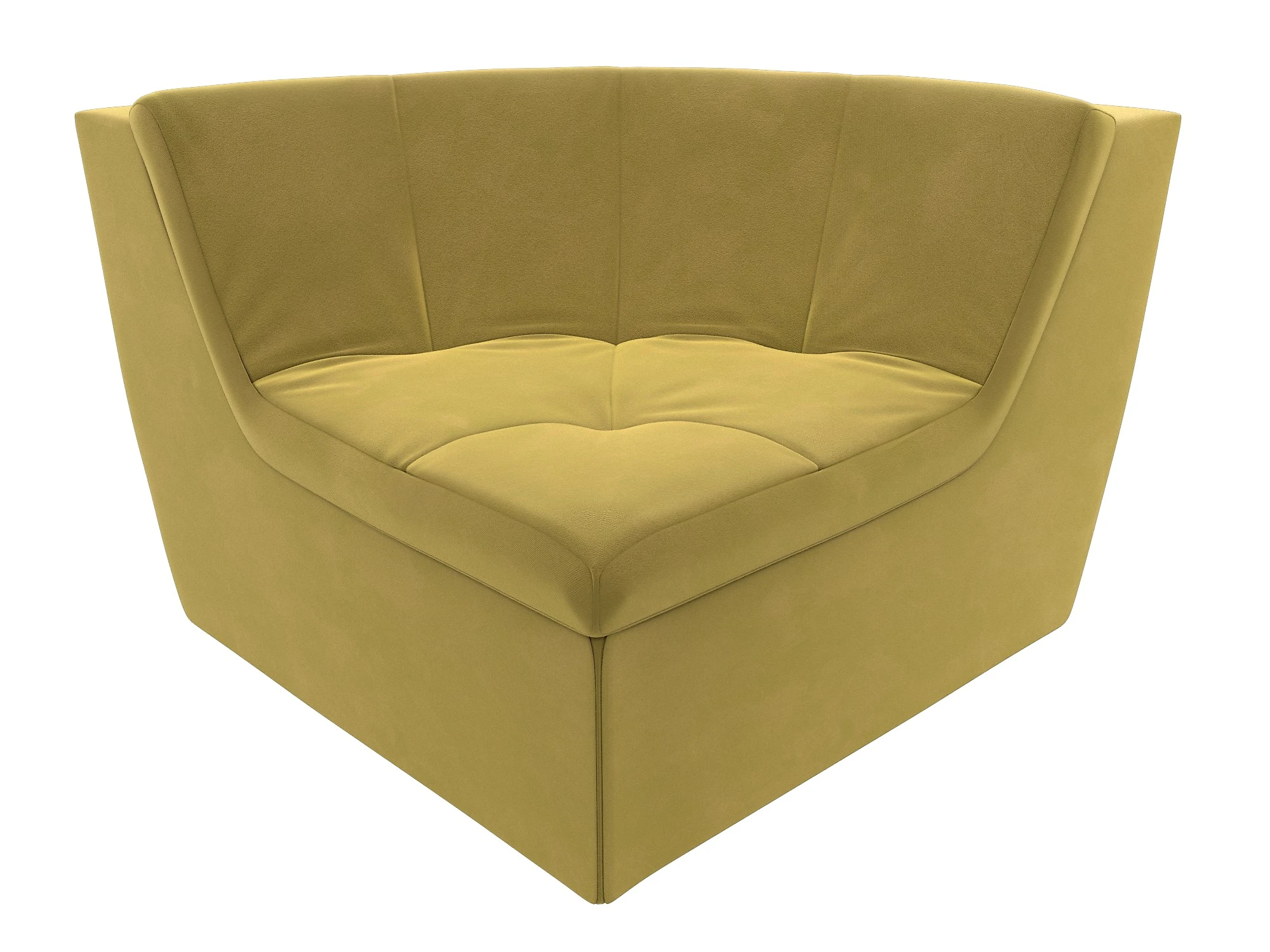 желтое кресло Холидей Люкс угловое Дизайн 2