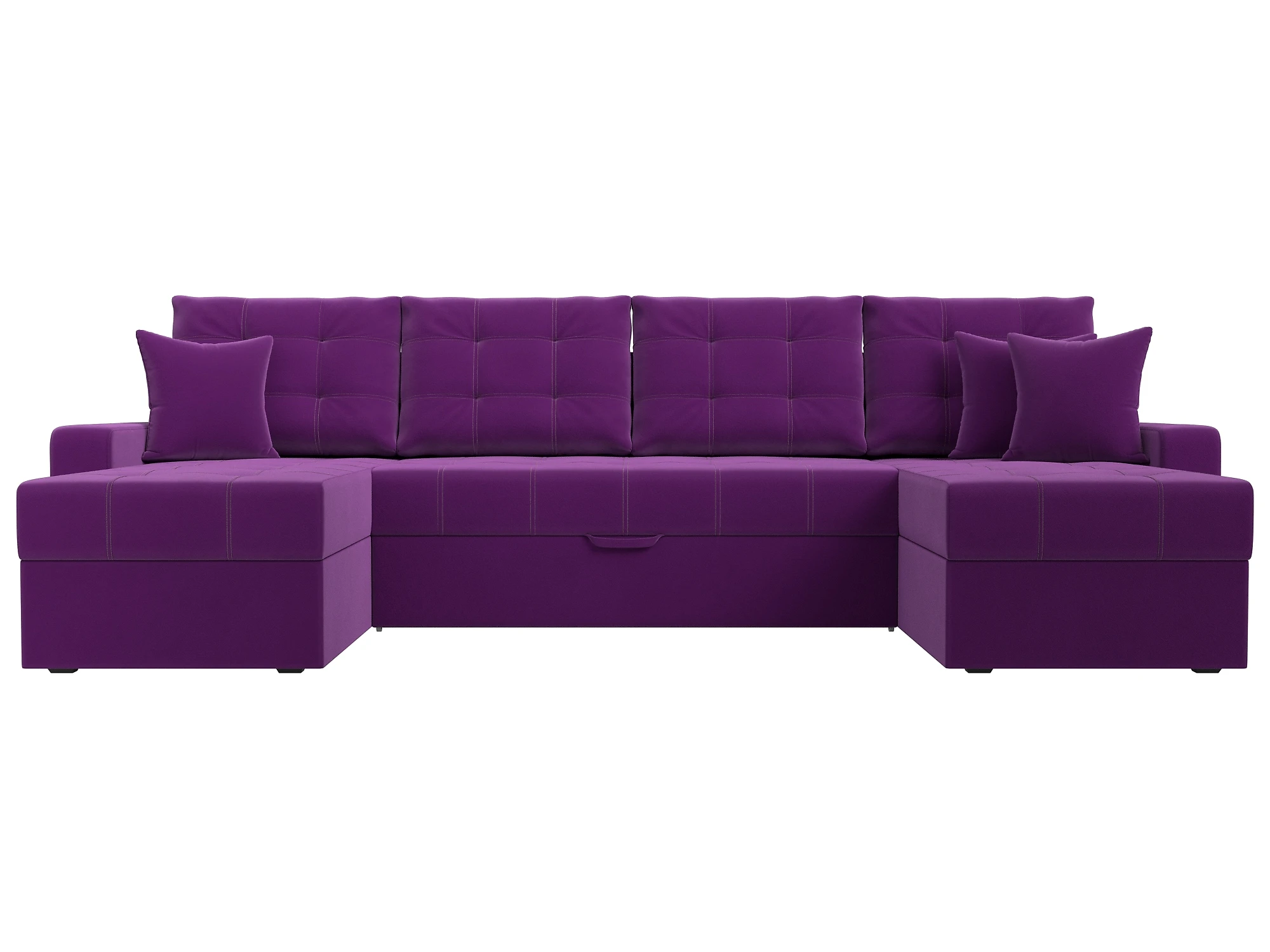 Модульный диван со спальным местом Ливерпуль-П Фиолет
