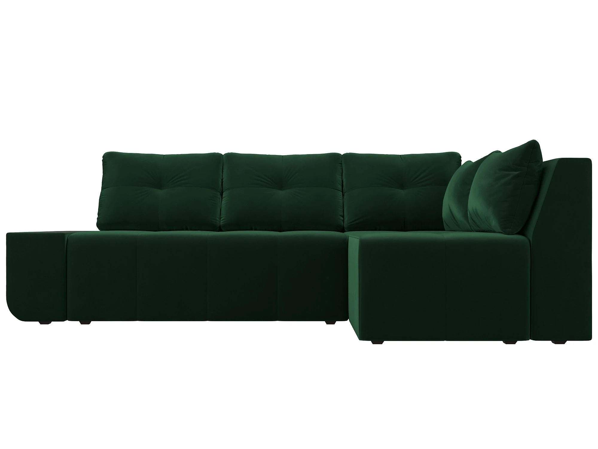 Угловой диван салатовый Амадэус Плюш Дизайн 3