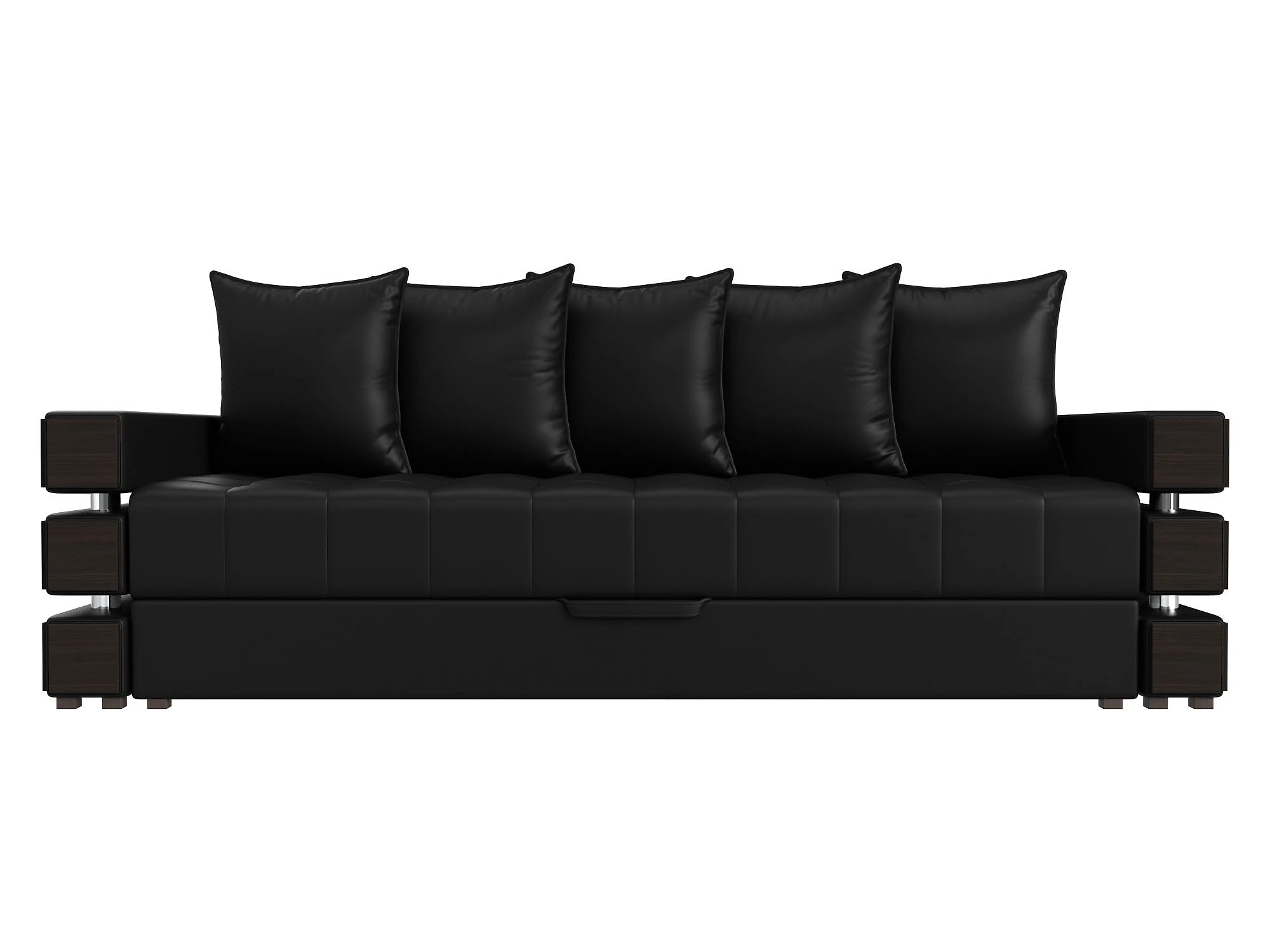 Прямой кожаный диван Венеция Дизайн 4