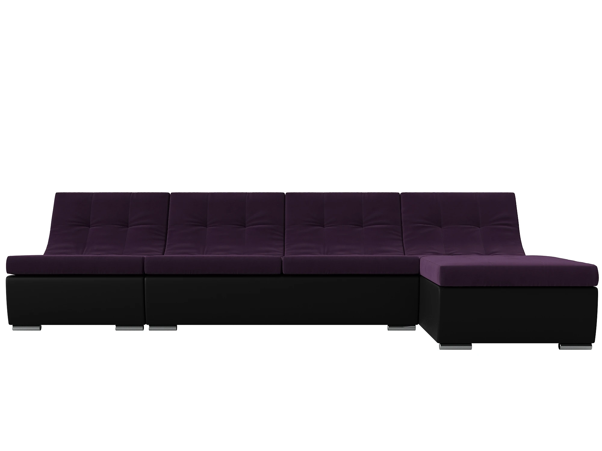 Модульный диван из велюра  Монреаль Плюш Дизайн 7