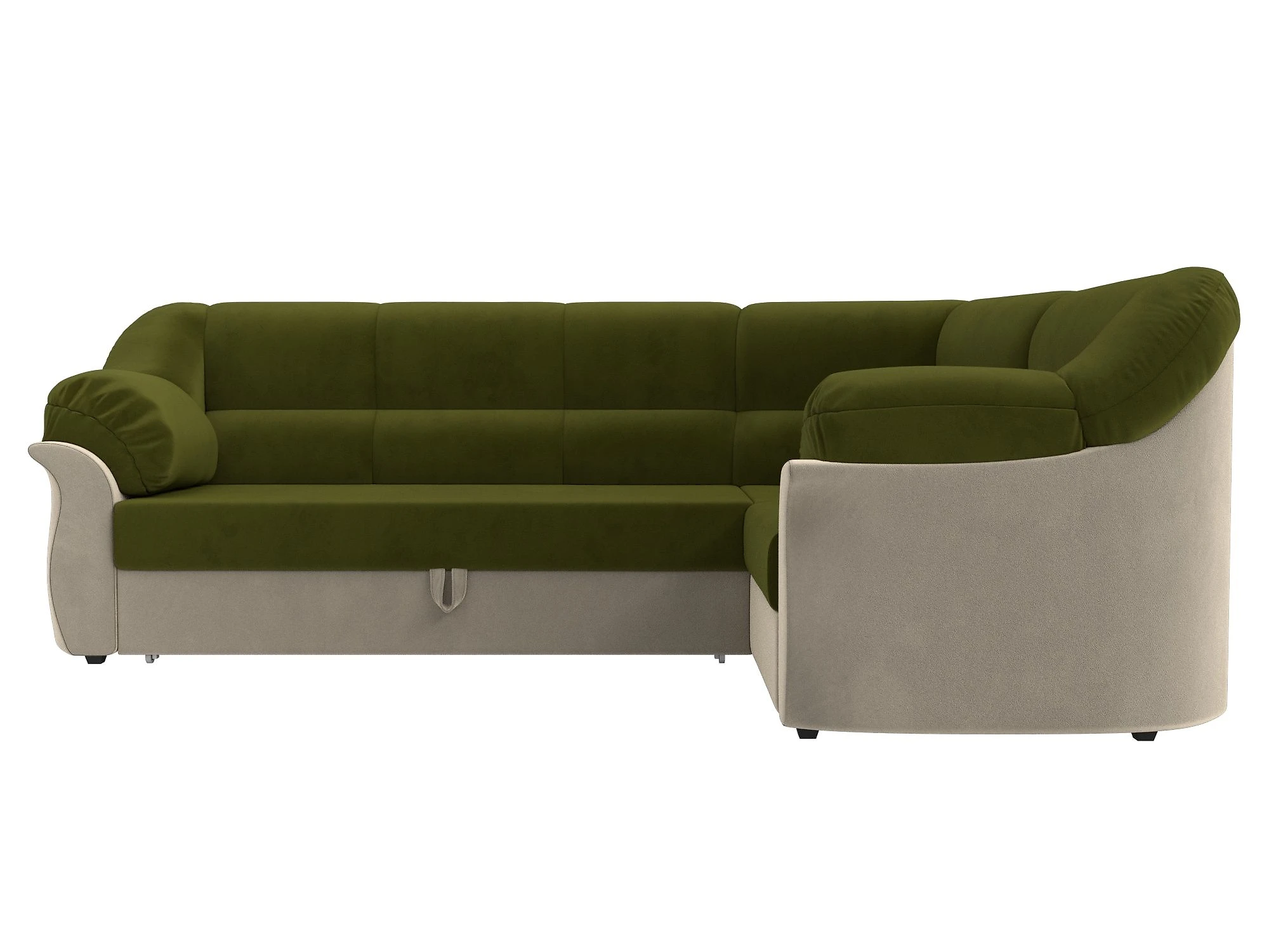 Угловой диван салатовый Карнелла Дизайн 25