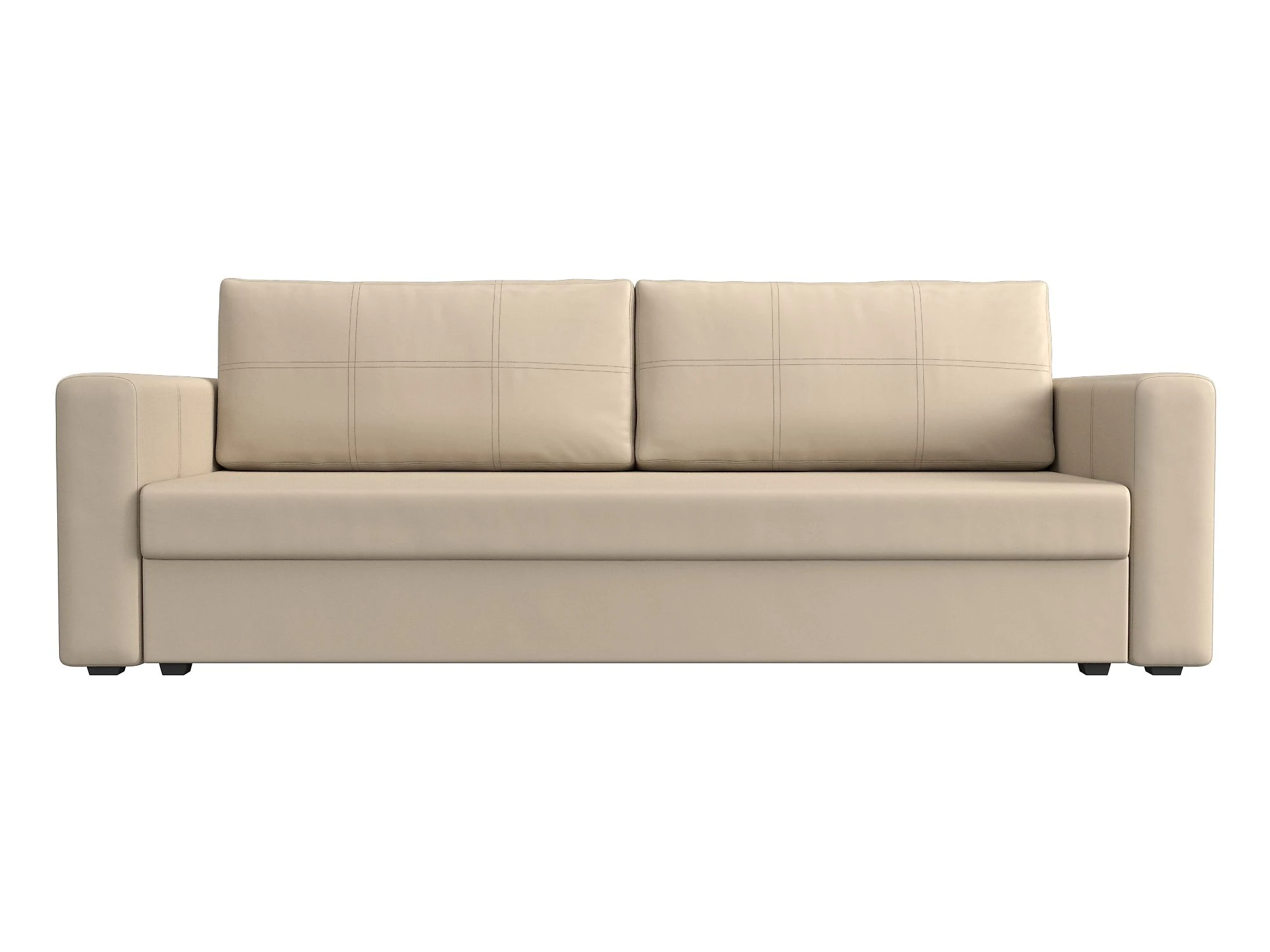 Прямой кожаный диван Лига-006 Дизайн 12
