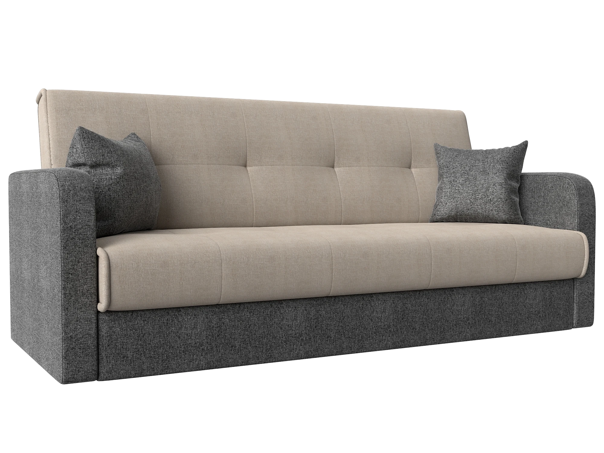 Прямой диван серого цвета книжка Надежда Кантри Дизайн 5
