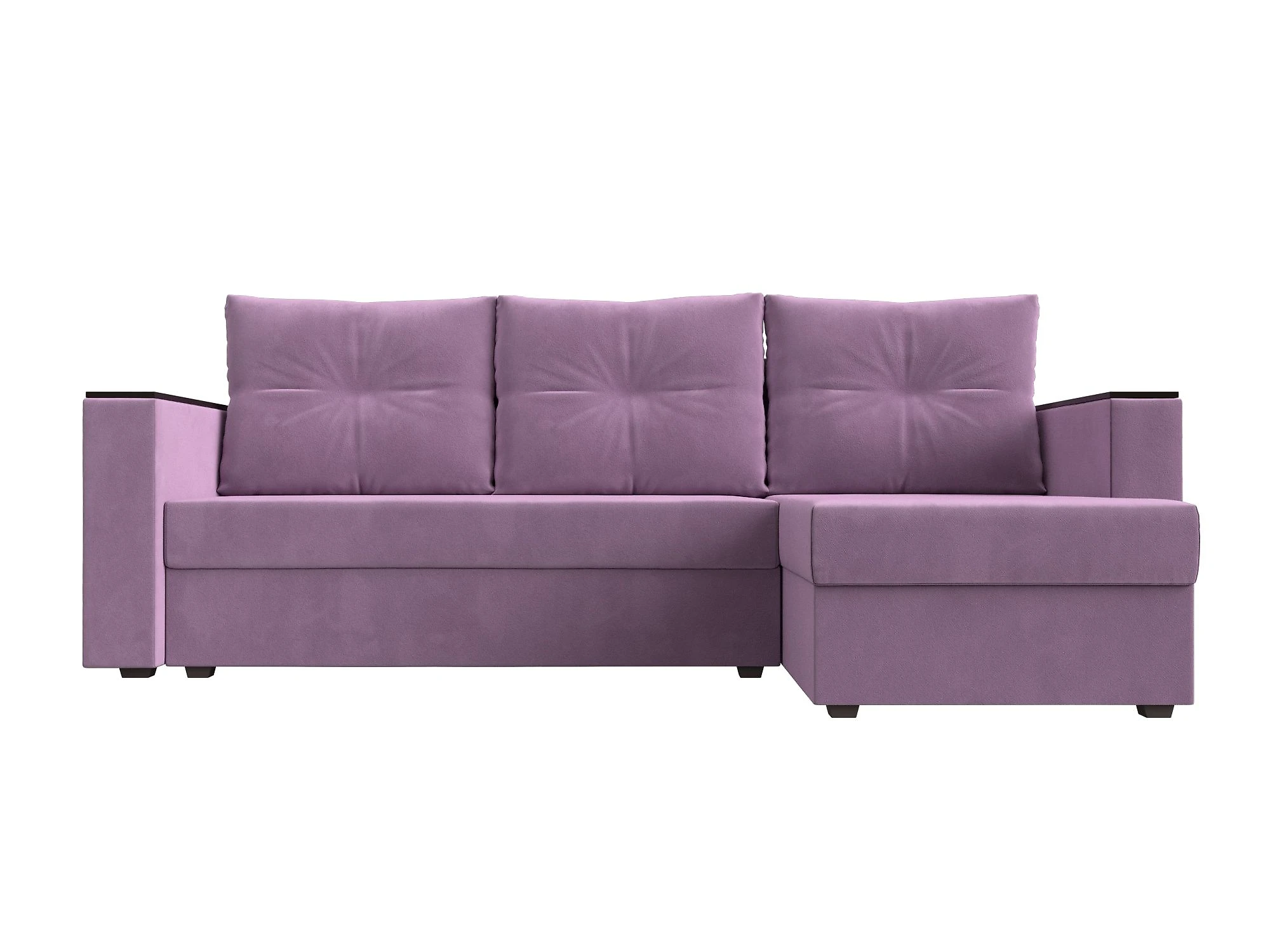Односпальный угловой диван Атланта Лайт без стола Дизайн 7