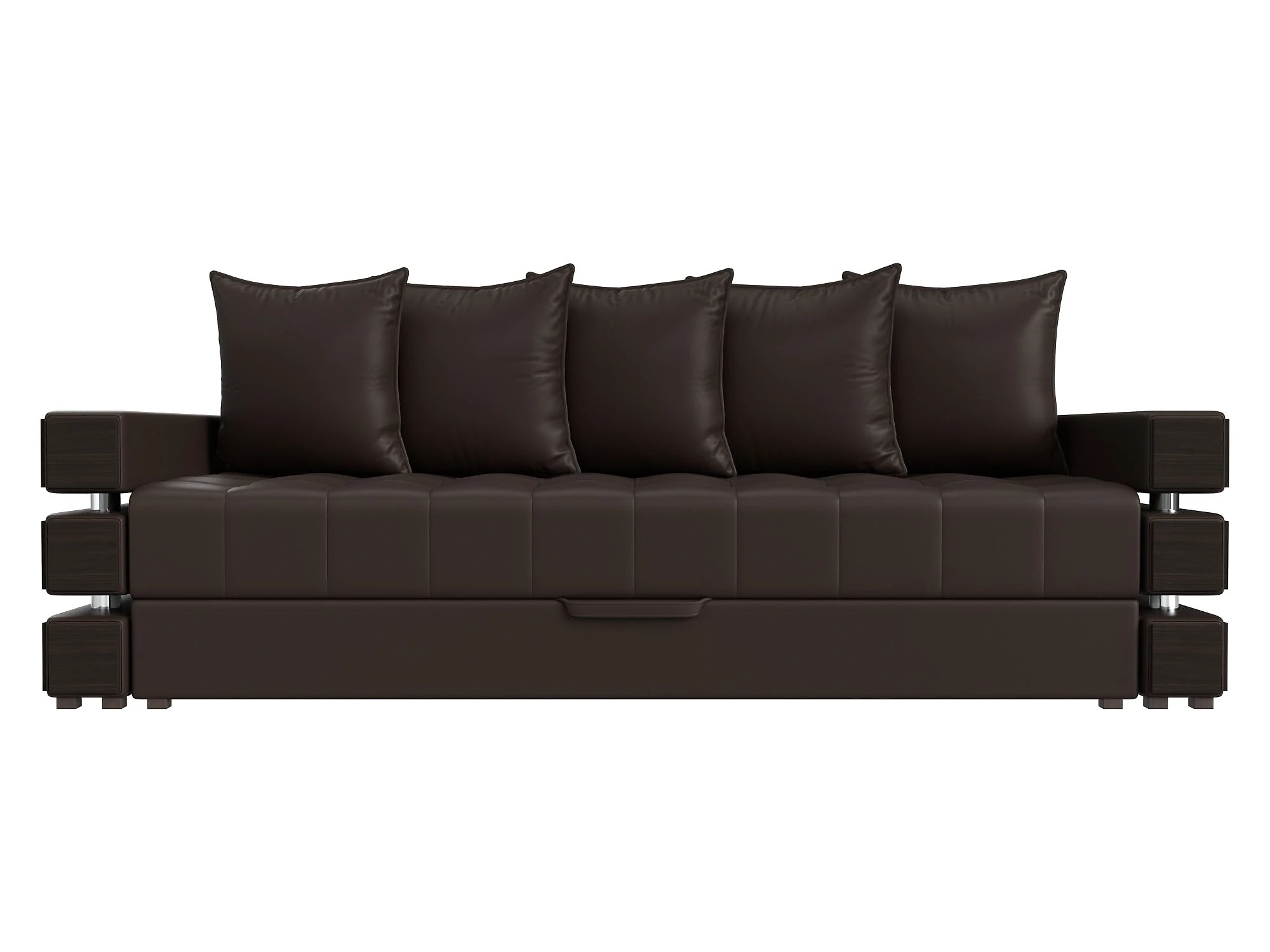 Прямой кожаный диван Венеция Дизайн 2