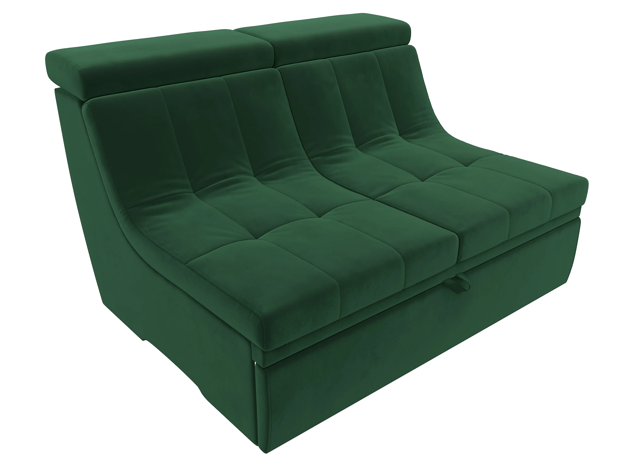  угловой диван с оттоманкой Холидей Люкс Плюш Дизайн 3