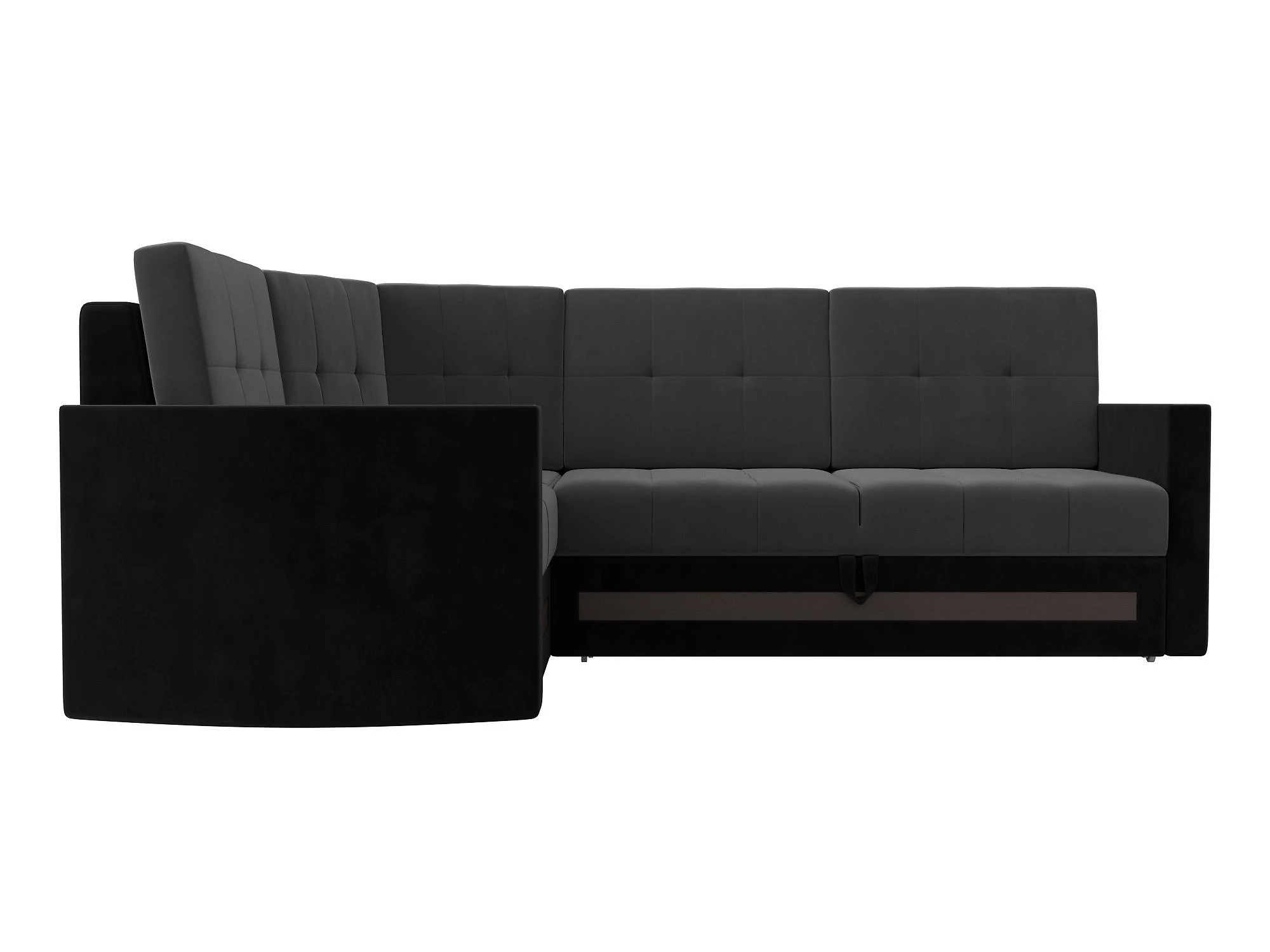 Угловой диван с подушками Белла Плюш Дизайн 12