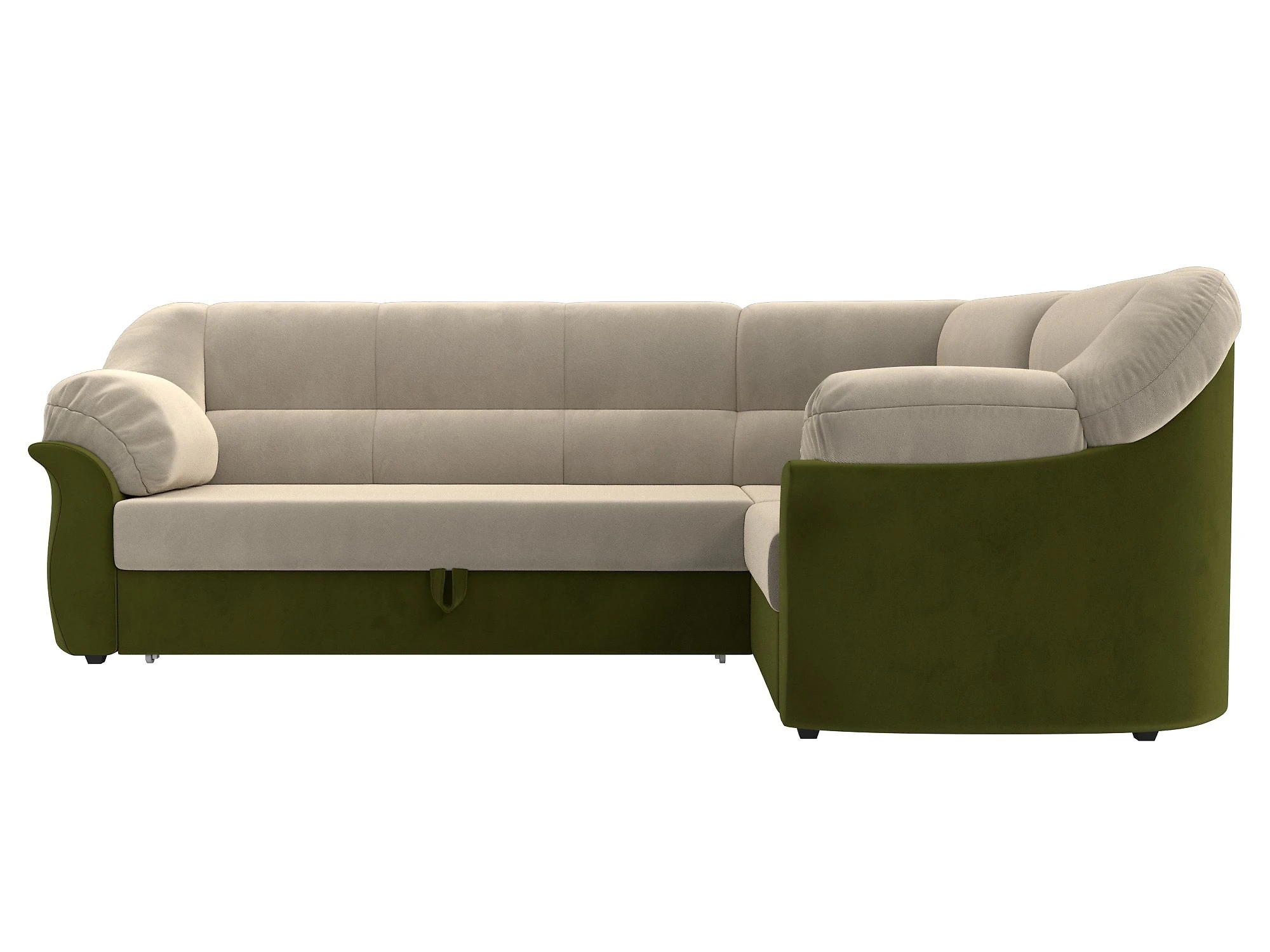 Угловой диван салатовый Карнелла Дизайн 24