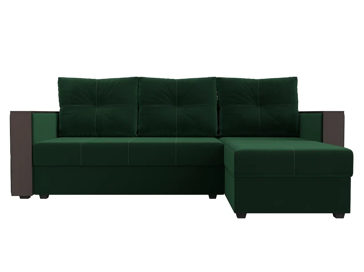 диван зеленый Валенсия Лайт Плюш Дизайн 4