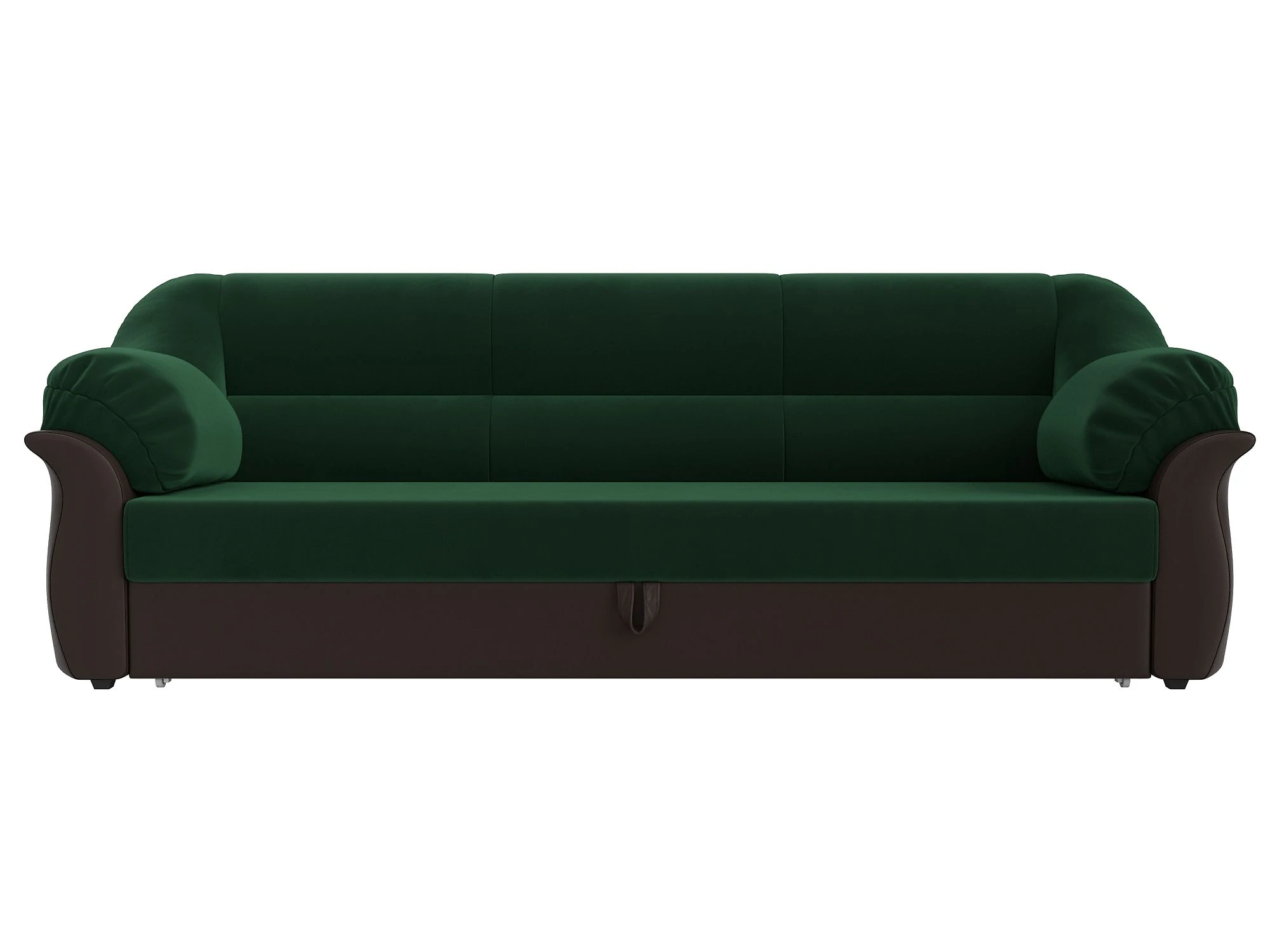 Прямой кожаный диван Карнелла Плюш Дизайн 13