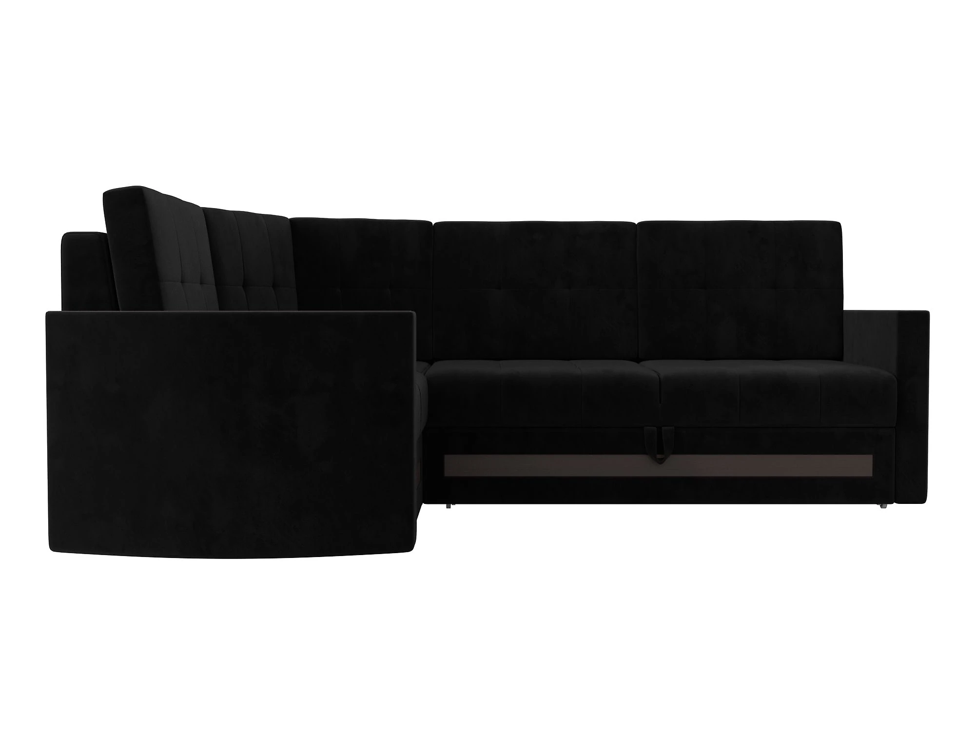 Угловой диван с ящиком для белья Белла Плюш Дизайн 15
