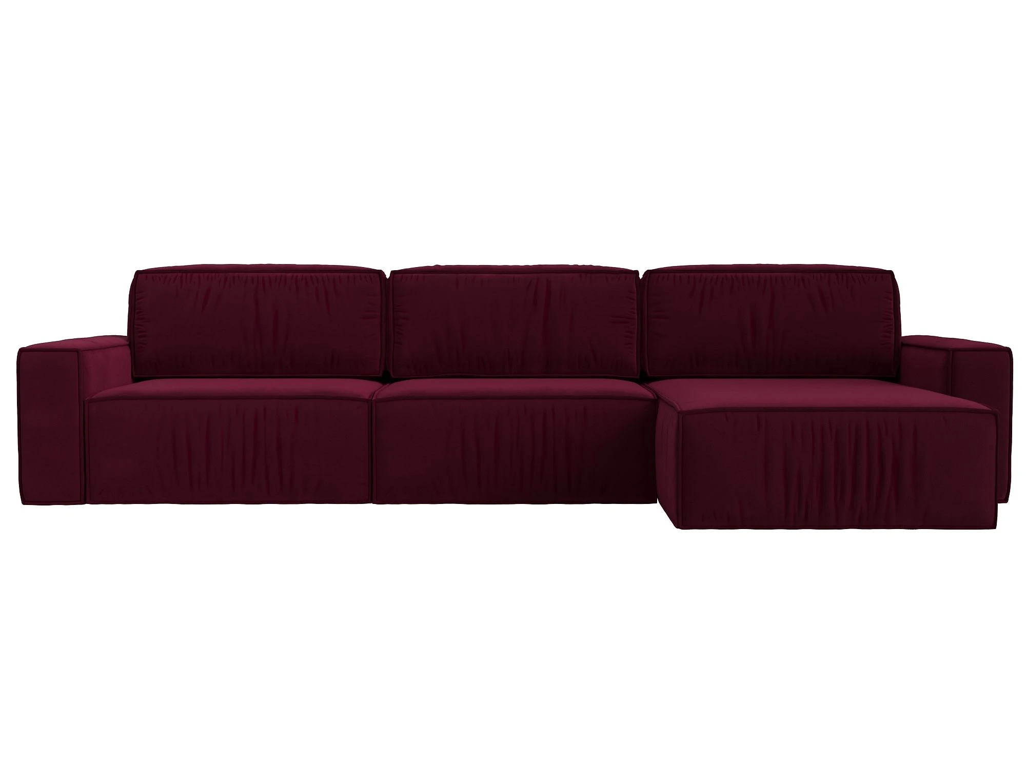 Угловой диван с левым углом Прага Классик лонг Дизайн 2