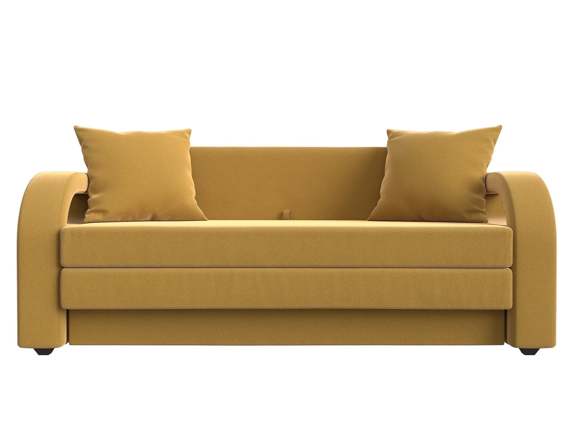 диван желтого цвета Лига-014 Дизайн 3