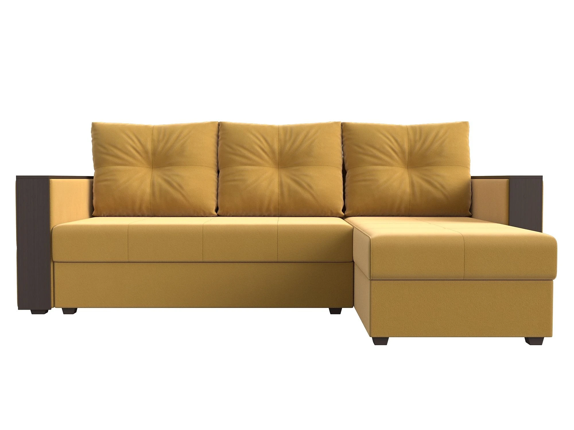 желтый диван Валенсия Лайт Дизайн 3