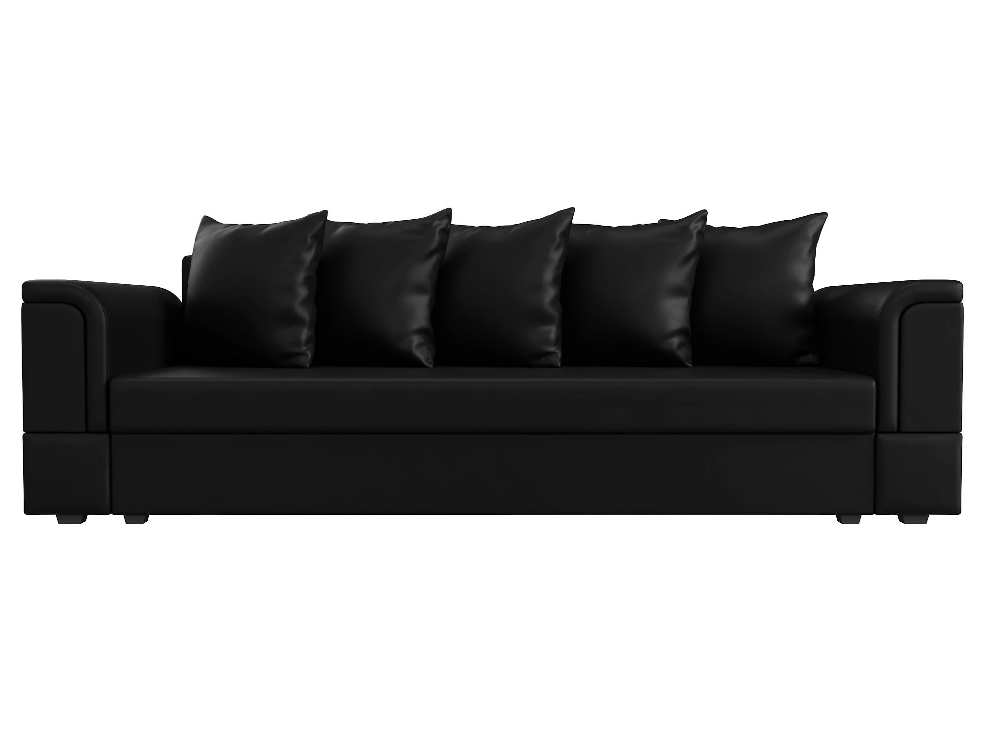 Прямой кожаный диван Лига-005 Дизайн 14