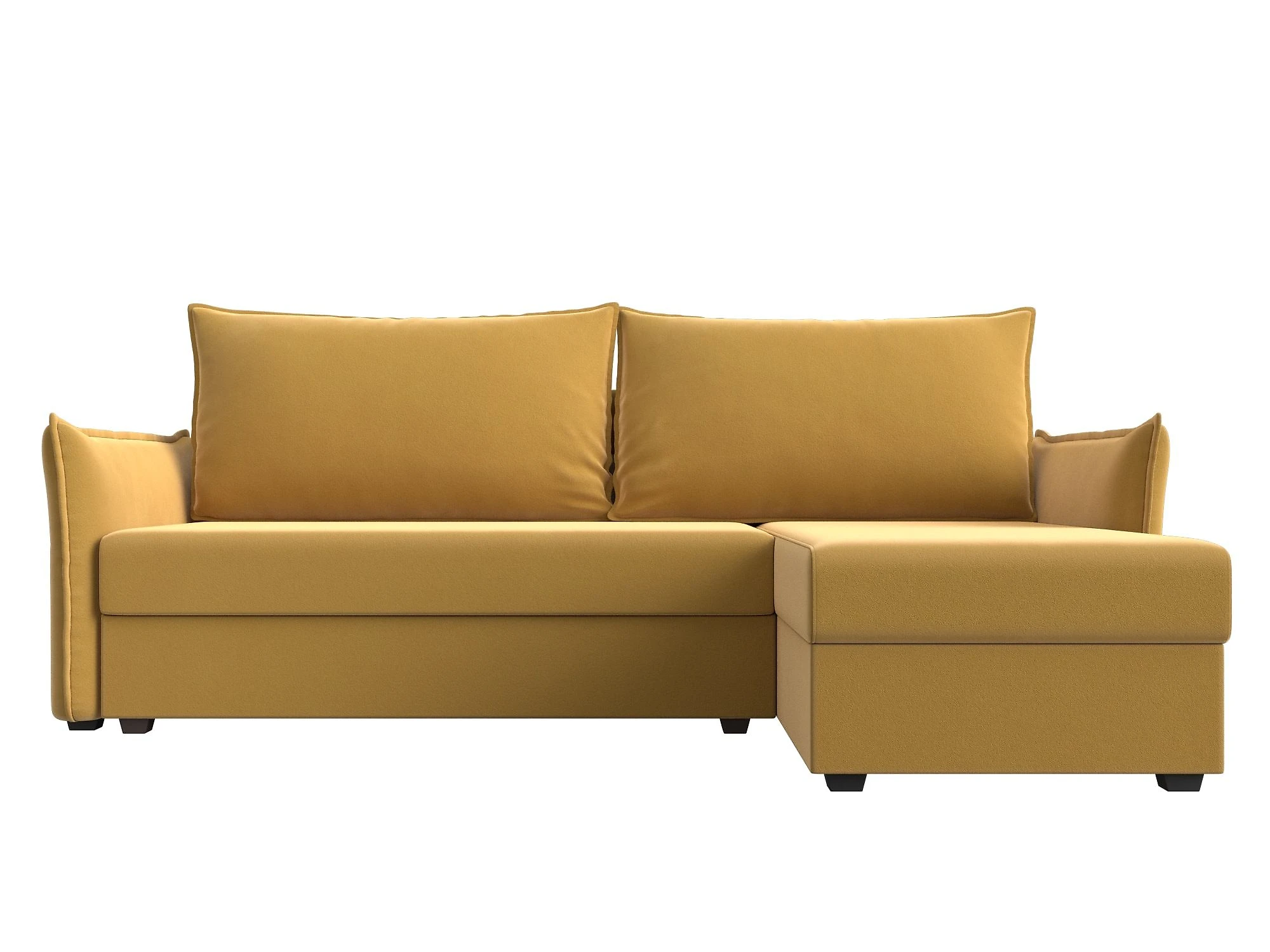 диван желтого цвета Лига-004 Дизайн 3