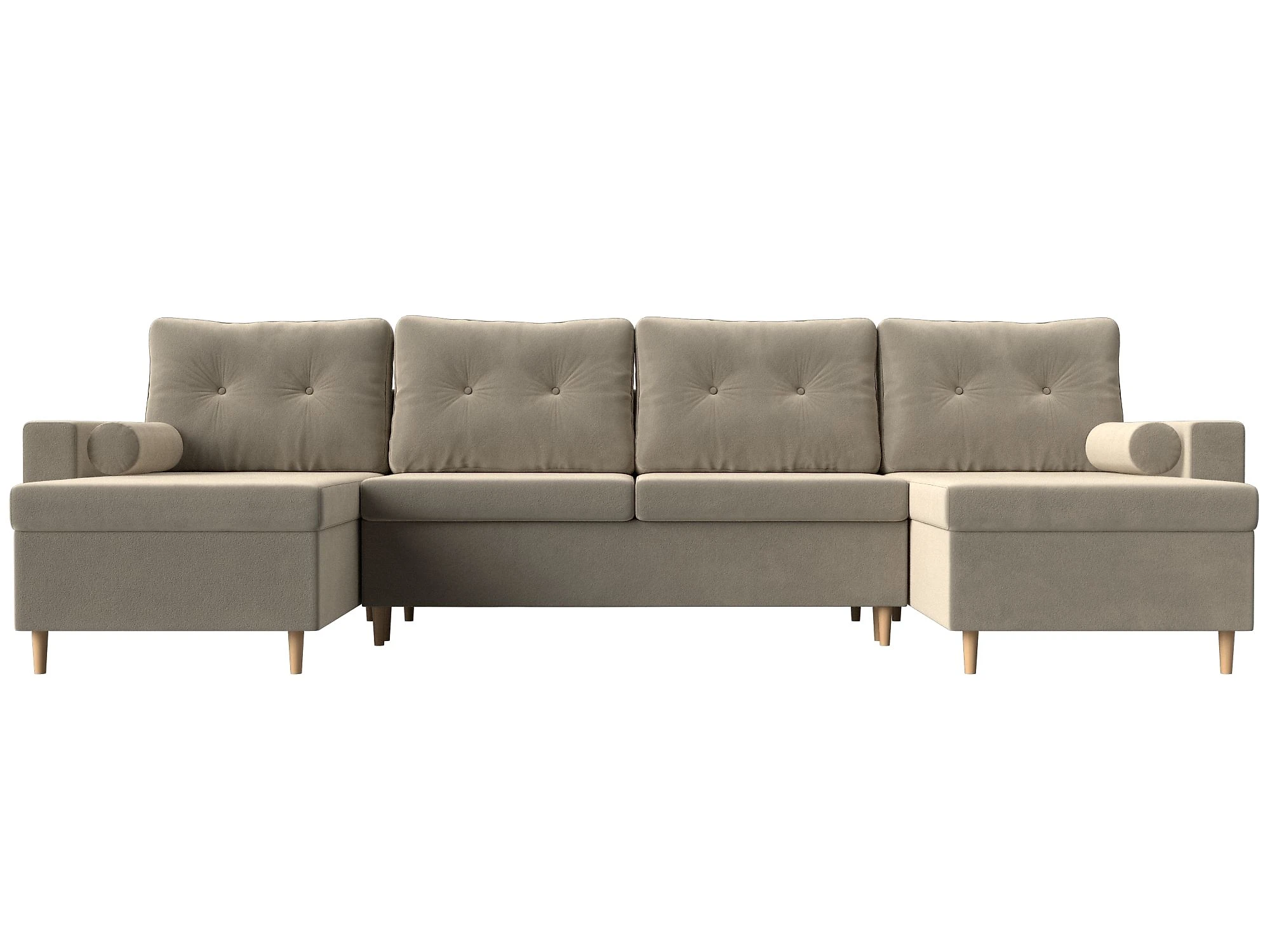 Угловой диван с канапе Белфаст-П Дизайн 1