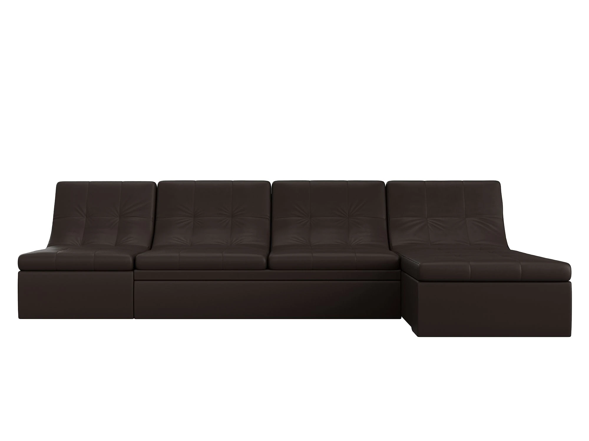 Каштановый угловой диван Холидей Дизайн 8