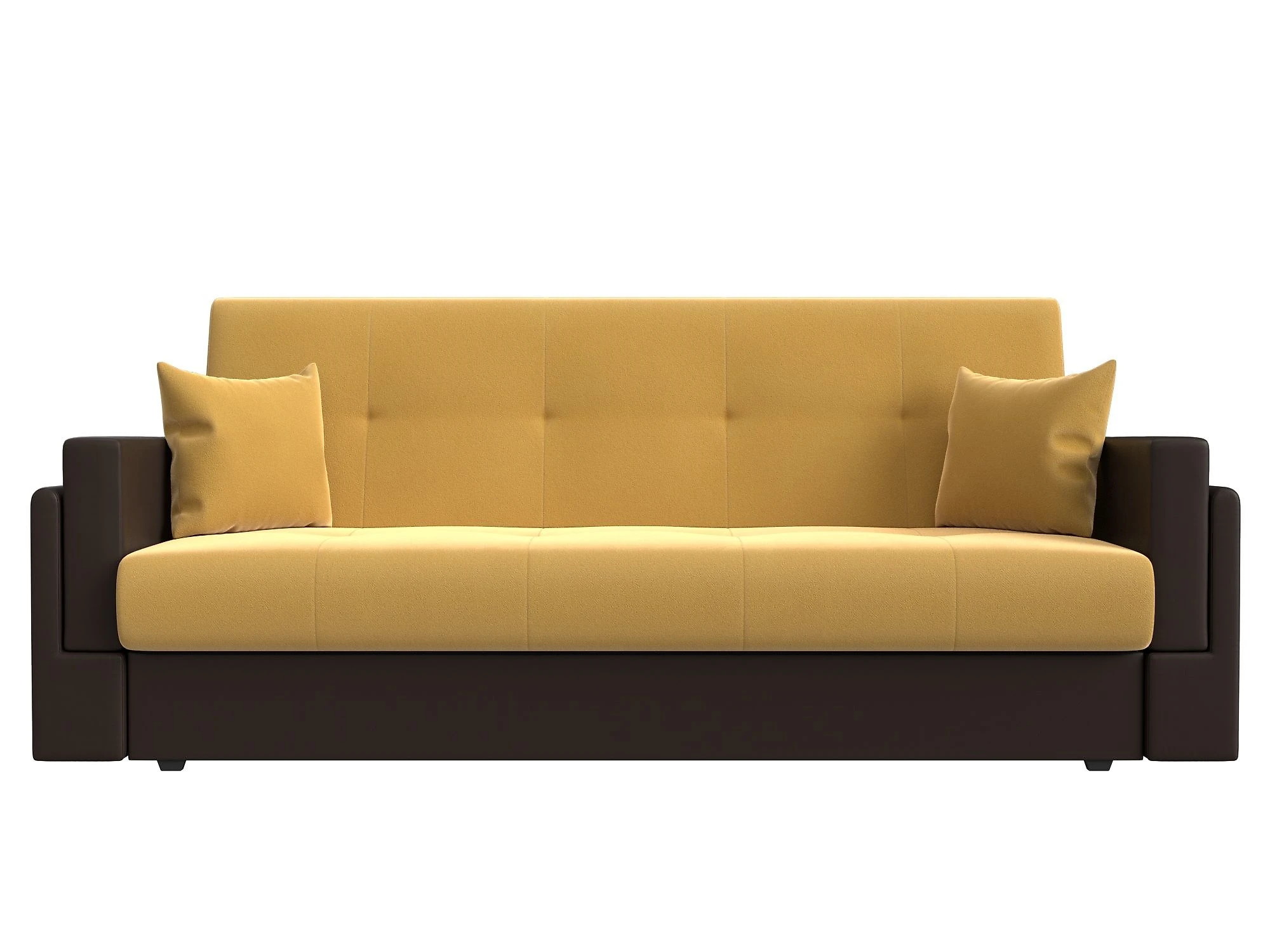 Прямой кожаный диван Лига-015 Дизайн 21 книжка