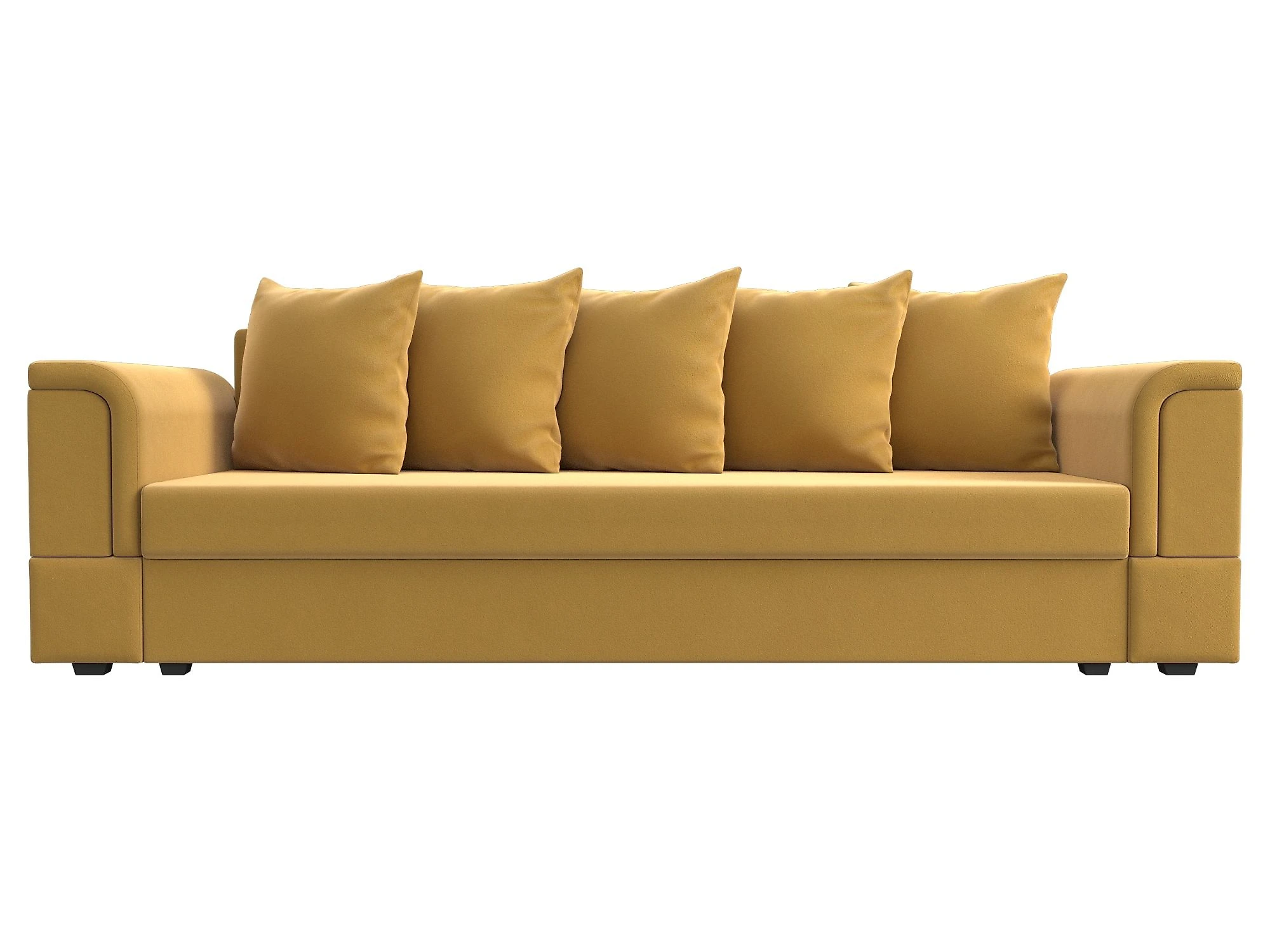 диван желтого цвета Лига-005 Дизайн 3