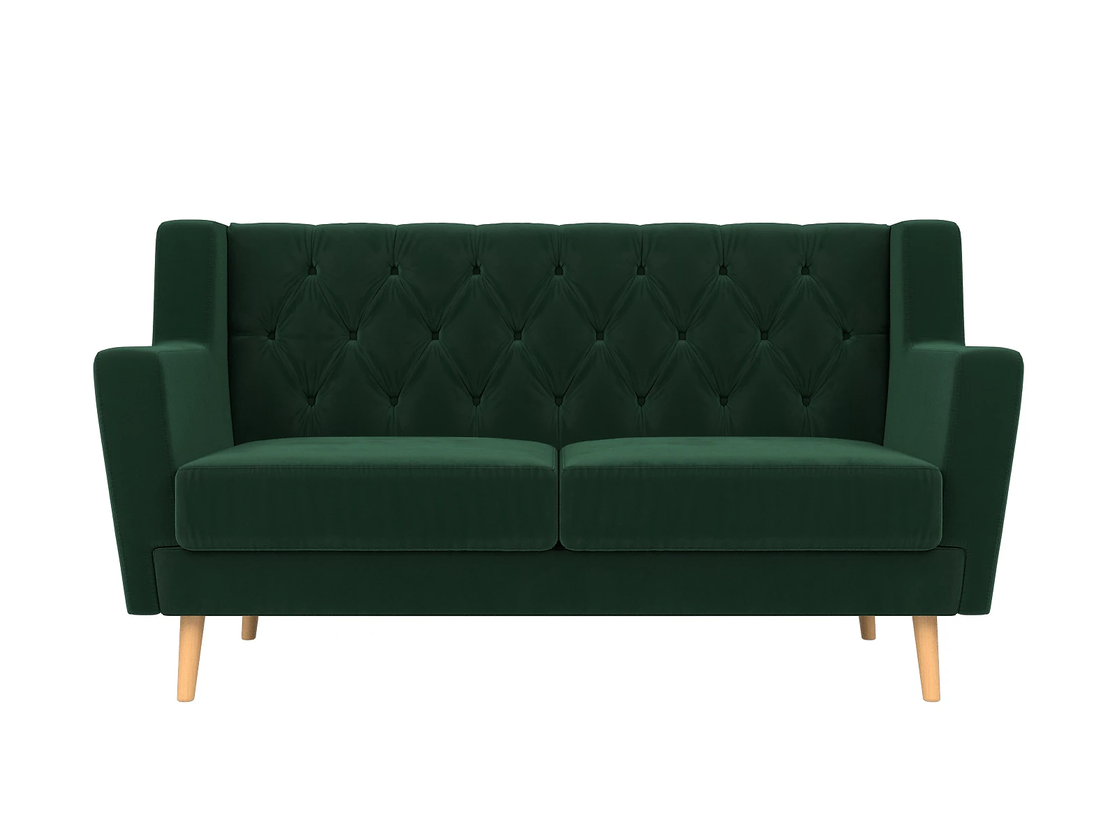 диван зеленого цвета Брайтон Плюш Дизайн 4